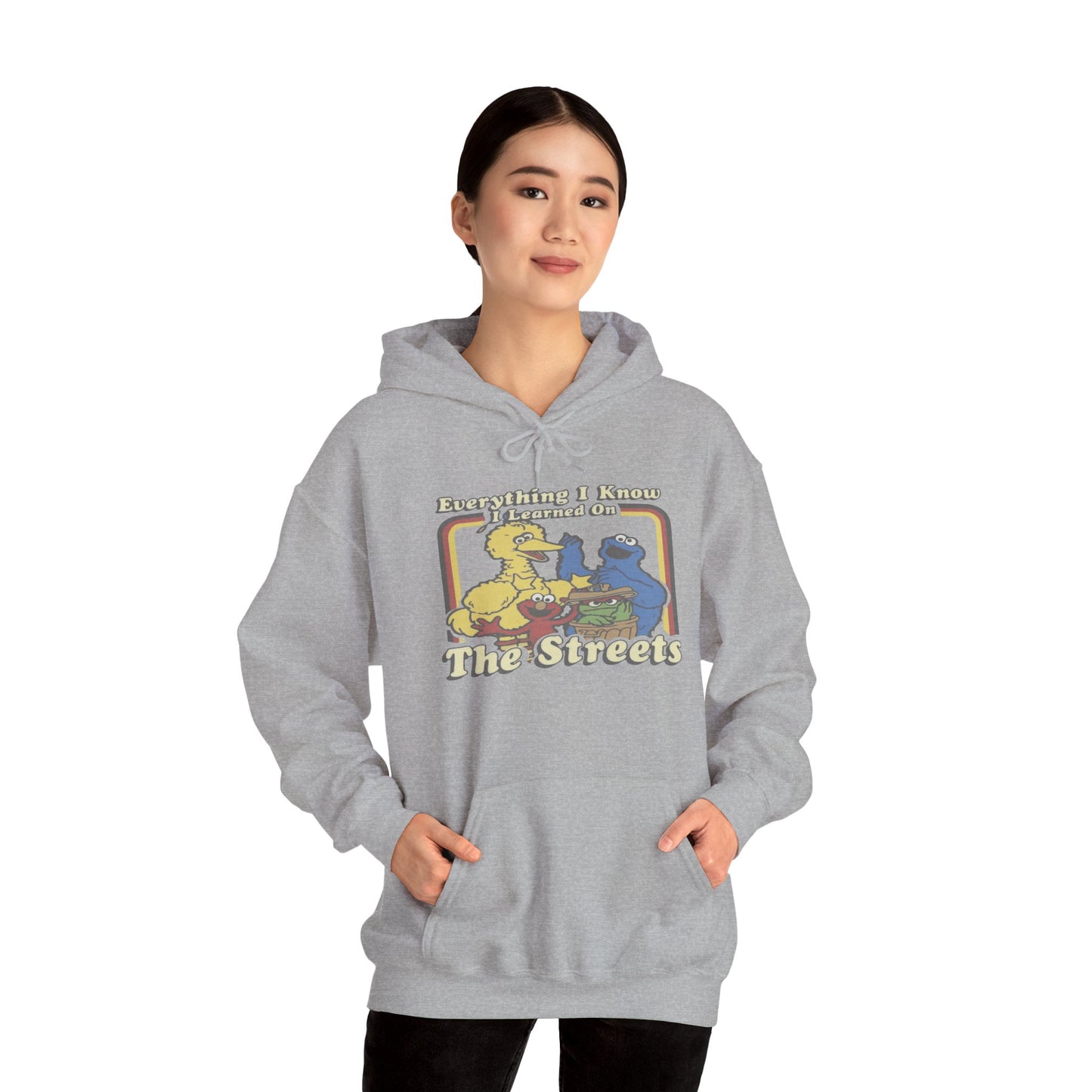 Vintage Street Art Hoodie - Cozy Unisex Sweatshirt for Creative Souls, Outdoor Relaxation, Casual Hangouts
