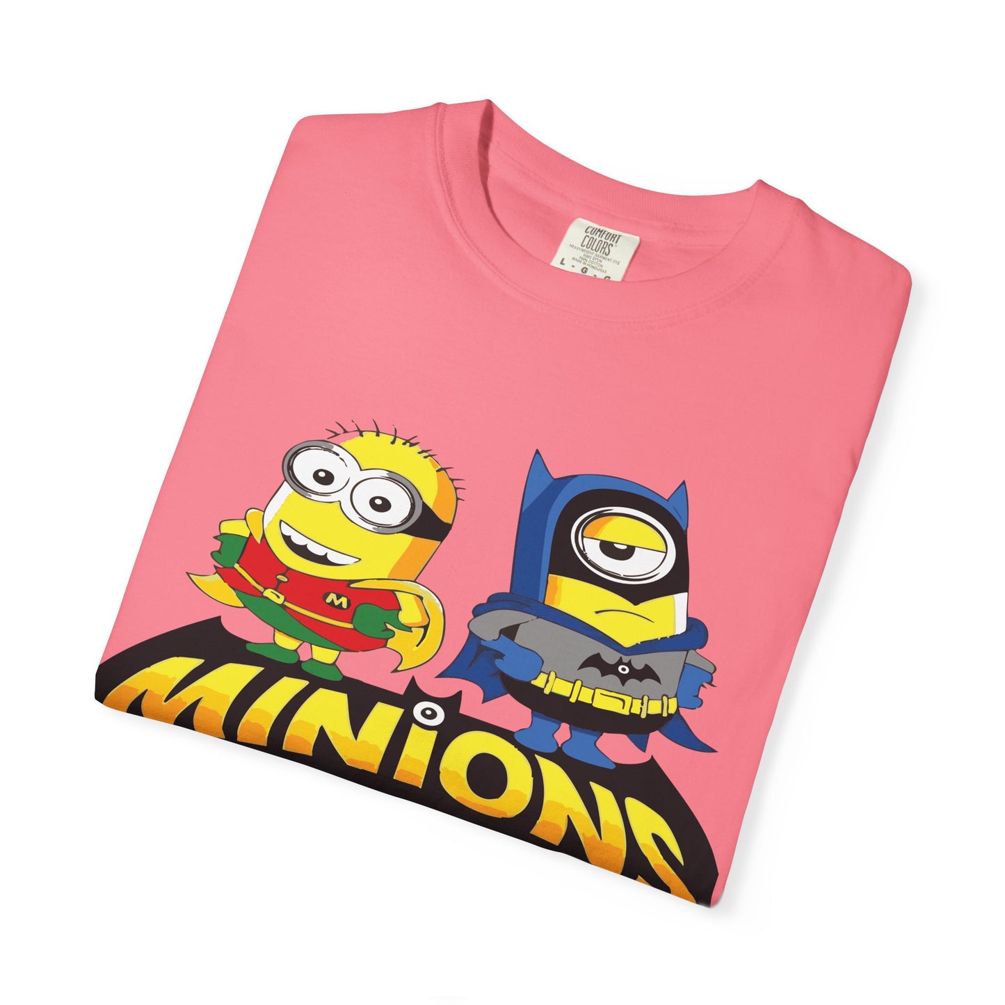 Minions Superhero Unisex T-shirt, Fun Gift for Kids, Cartoon Apparel, Birthday Party Outfit, Family Movie Night Wear