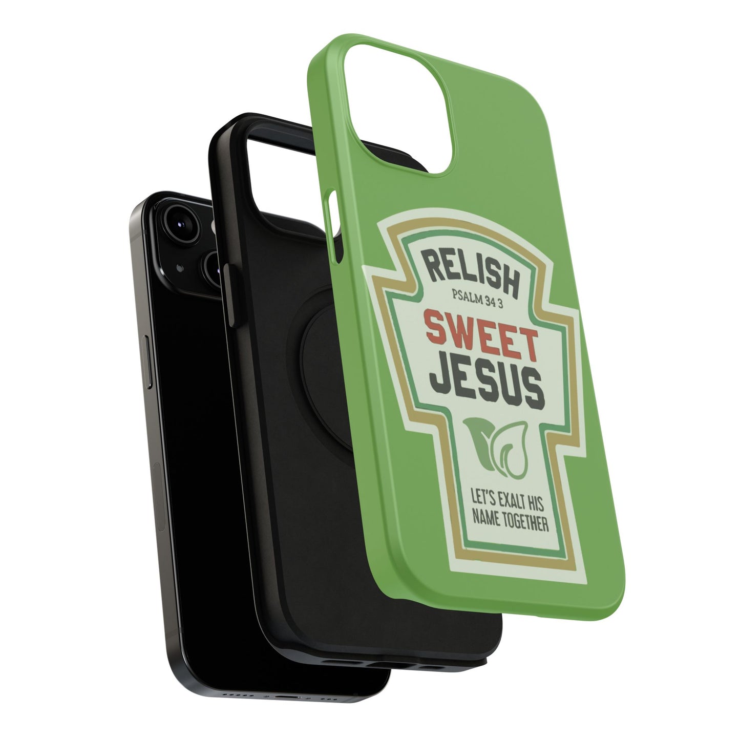 Relish Sweet Jesus Phone Case, Christian Gift, Impact-Resistant Case, Religious Phone Accessory, Faith-Based Present, Celebration Case