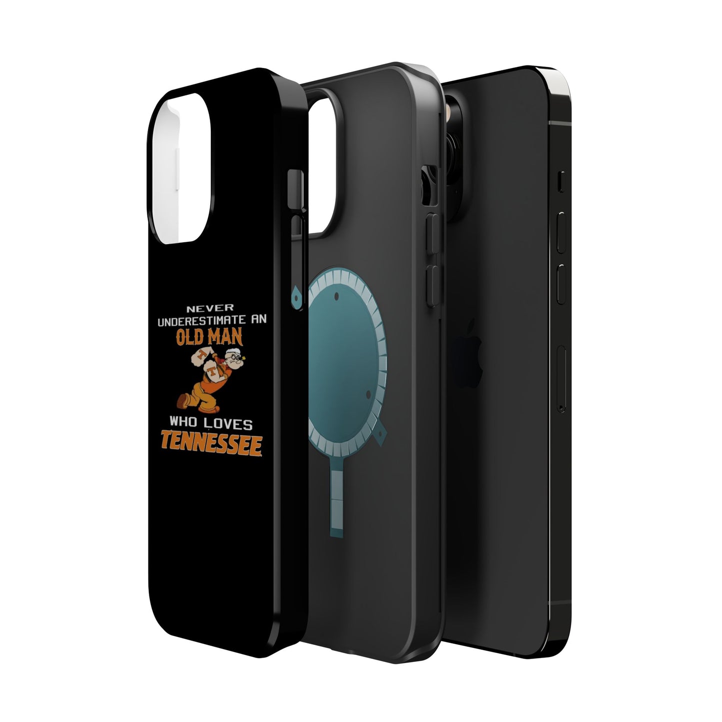 Tough Phone Case, Old Man Who Loves Tennessee, Gift for Grandpa, Tennessee Pride, Men's Accessories, Father's Day, Custom Cases