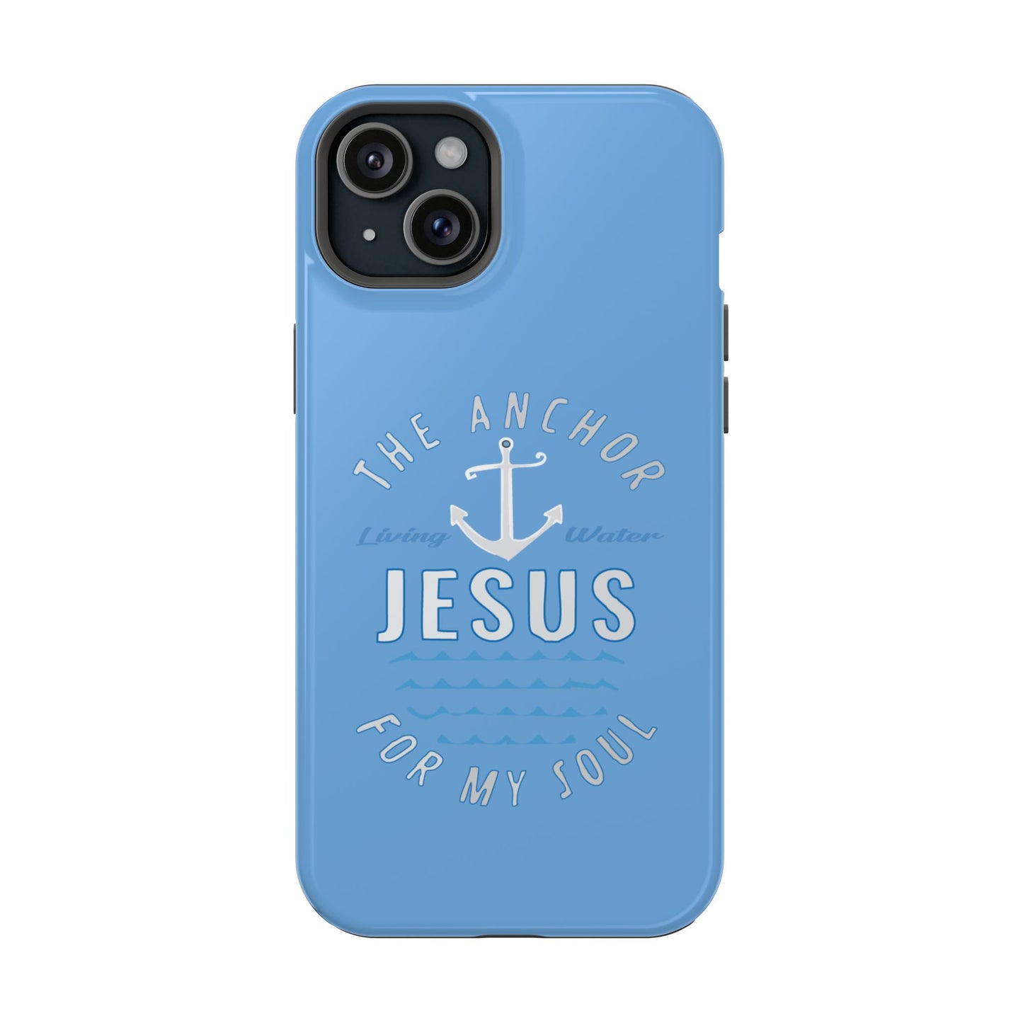 Jesus Anchor Phone Case, Christian Tech Accessories, Inspirational Gifts, Unique Phone Covers, Faith-Based Decor
