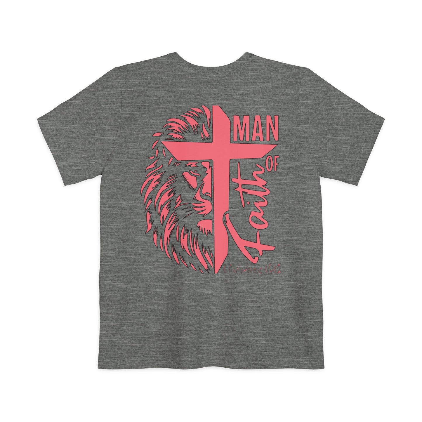 Faith-Inspired Unisex Pocket T-shirt - Perfect for Christian Men, Everyday Wear, Gifts for Dad, and Faith Celebrations
