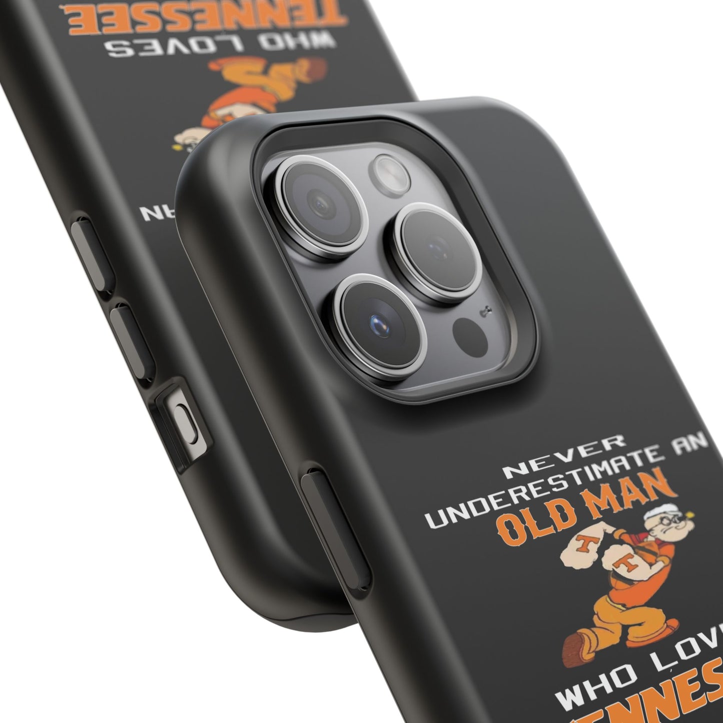 Tough Phone Case, Old Man Who Loves Tennessee, Gift for Grandpa, Tennessee Pride, Men's Accessories, Father's Day, Custom Cases