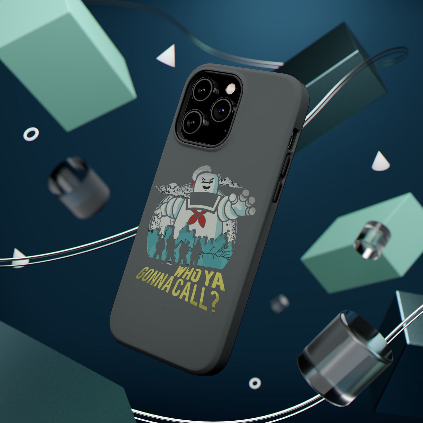 Ghostbuster-Inspired Tough Phone Case - Who Ya Gonna Call? - Perfect for Fans, Gift for Halloween, Geeky Accessories, Durable Protection