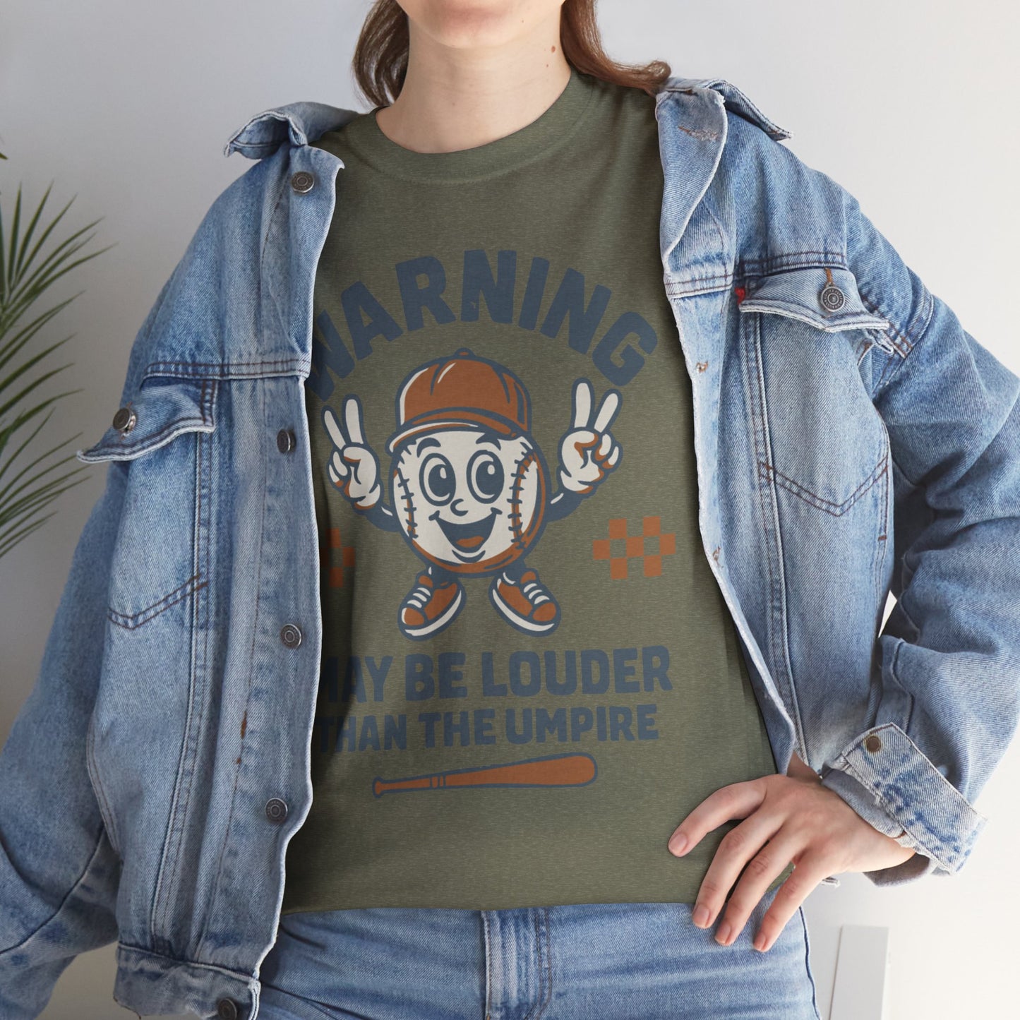 Warning T-Shirt, Fun Umpire Tee, Unique Sports Gift, Casual Wear, Perfect for Baseball Fans