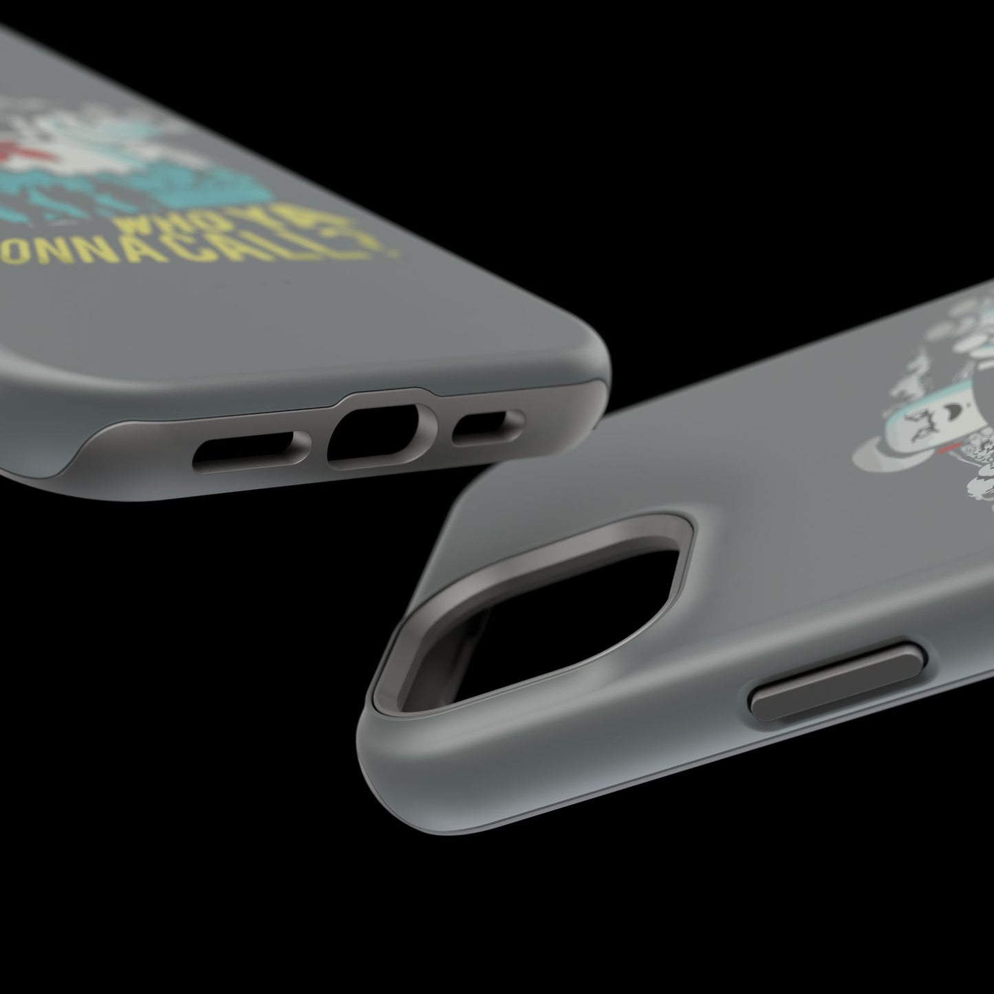 Ghostbuster-Inspired Tough Phone Case - Who Ya Gonna Call? - Perfect for Fans, Gift for Halloween, Geeky Accessories, Durable Protection