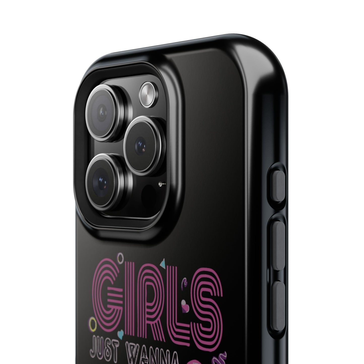 Fun Vibe Phone Case - Girls Just Wanna Have Fun Cell Case, Impact-Resistant Cover, Gift for Teens, Birthday Party Accessory, Trendy Tech