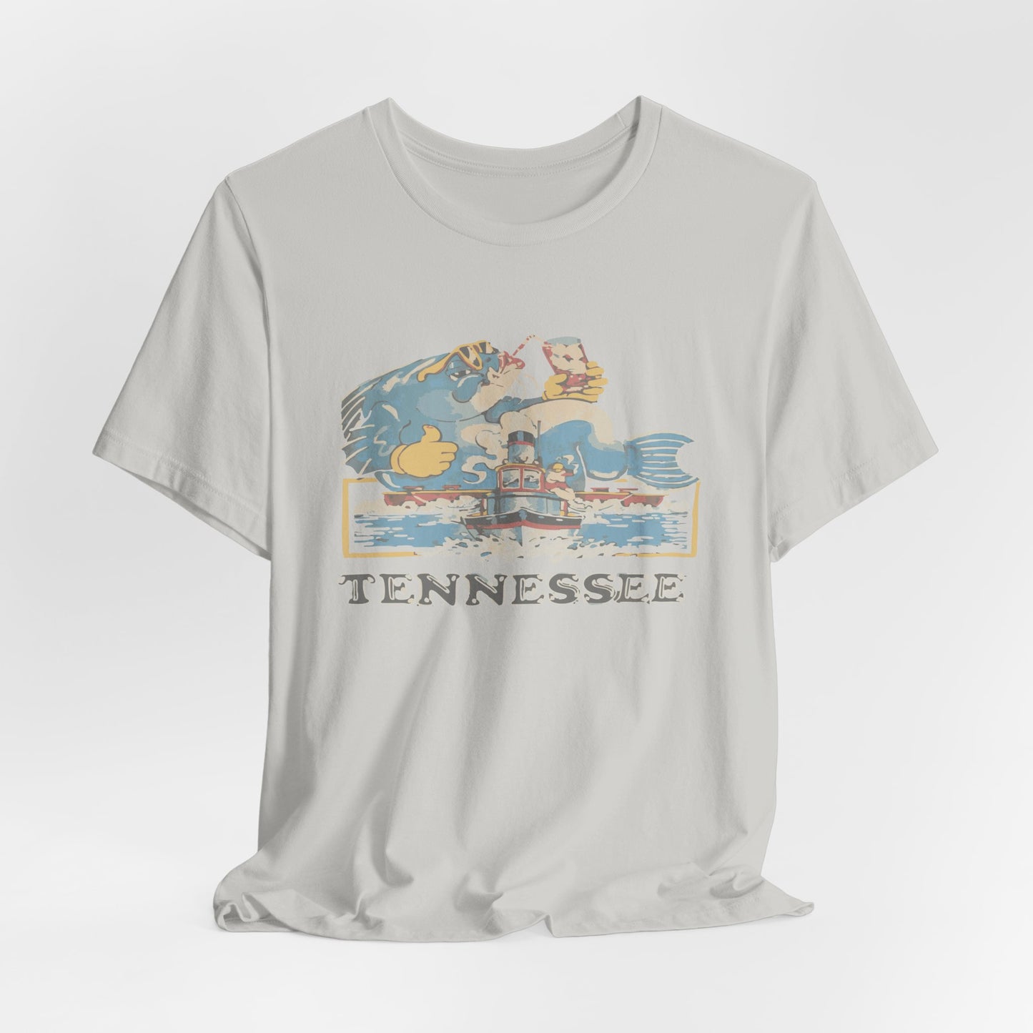 Tennessee Vintage Graphic Tee, Unisex Jersey Short Sleeve T-Shirt, Souvenir Shirt, Vacation Wear, Gift for Travelers, Retro Tee