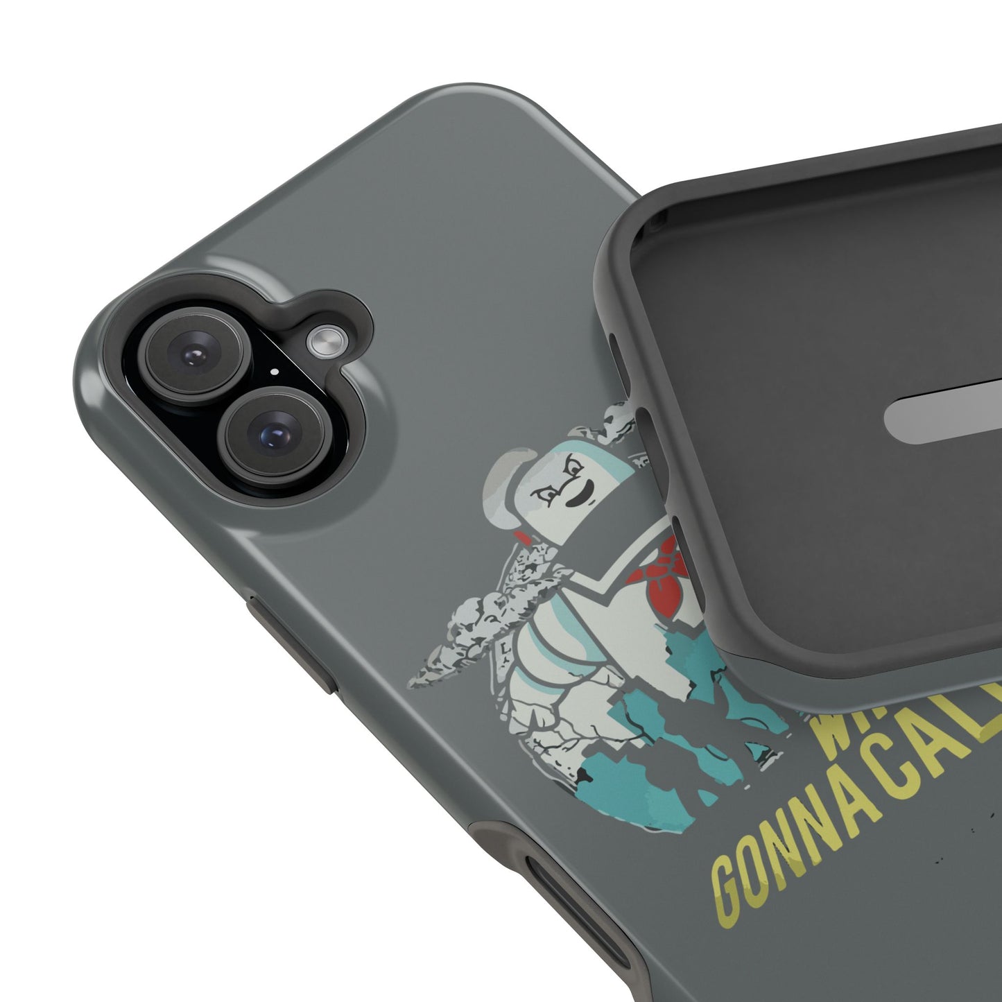Ghostbuster-Inspired Tough Phone Case - Who Ya Gonna Call? - Perfect for Fans, Gift for Halloween, Geeky Accessories, Durable Protection