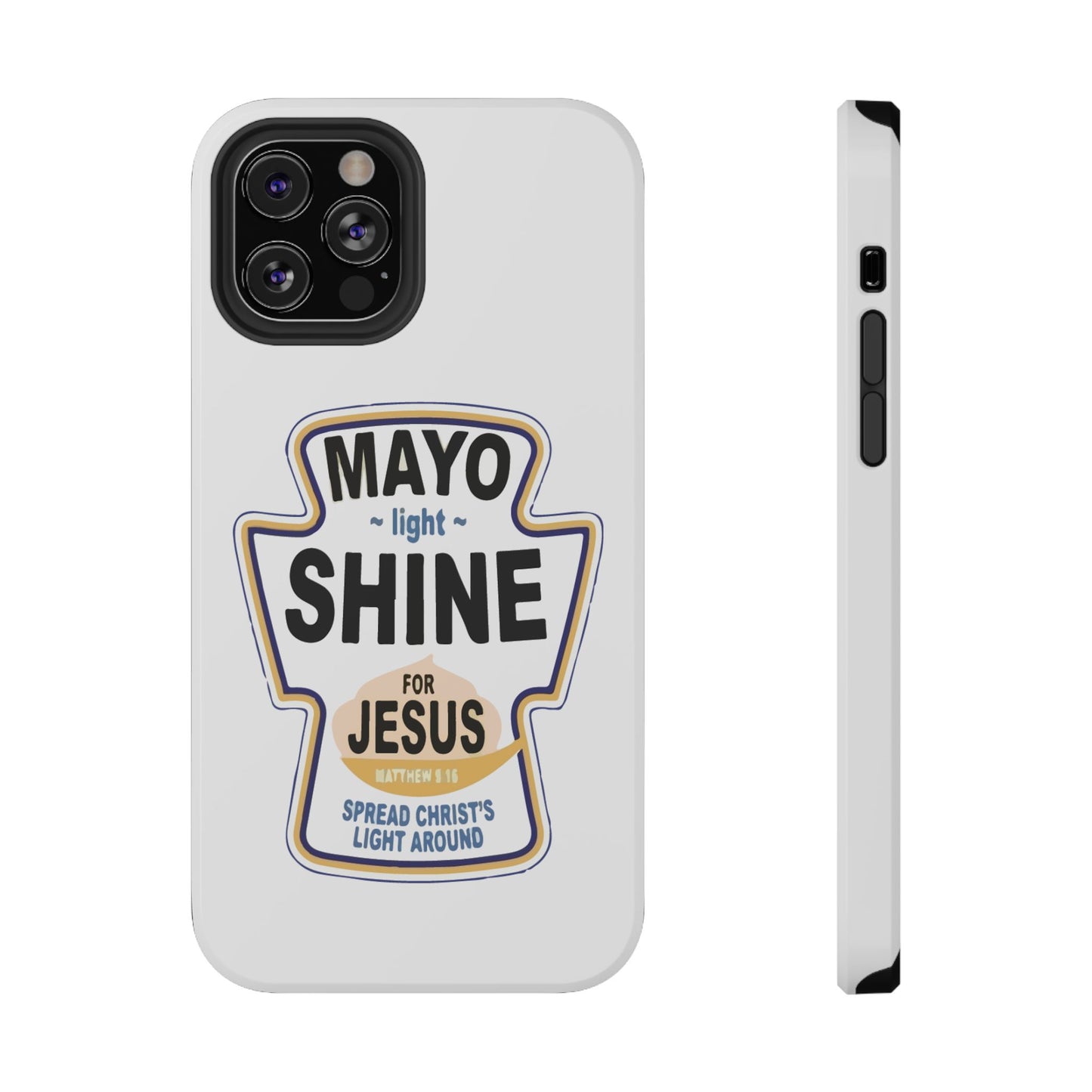 Jesus Message Impact-Resistant Case, Faith-Based Phone Cover, Inspirational Tech Accessory, Christian Gift, Bible Verse Case