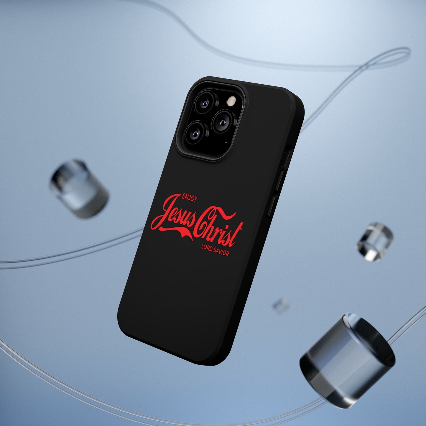 Impact-Resistant Phone Case: Enjoy Jesus Christ Lord Savior, Christian Gift, Durable Protection, Faith-Based Accessory, Holiday Gift