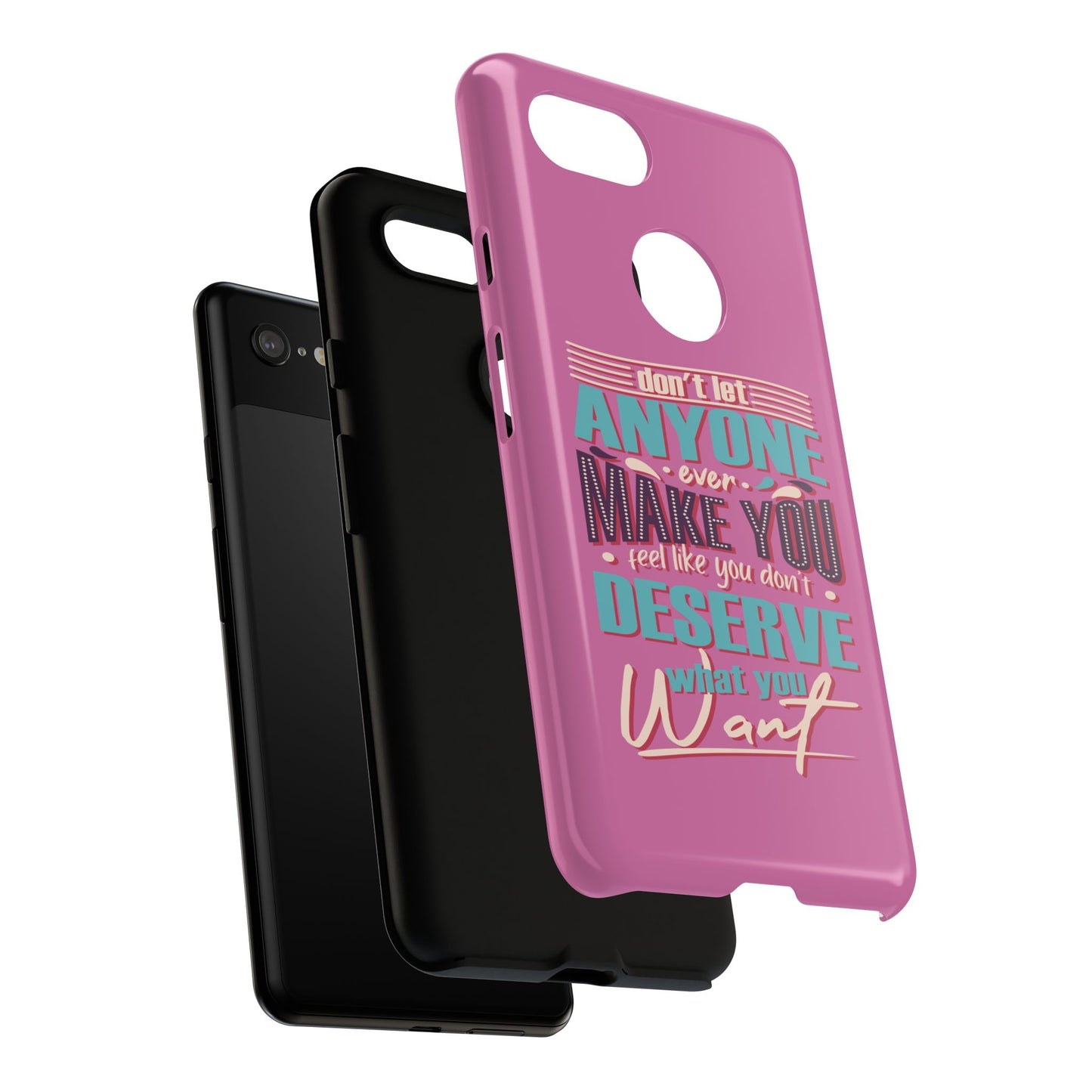 Inspirational Phone Case, Motivational Phone Cover, Tough Cases for Her, Gift for Friends, Self-Love Quote Case