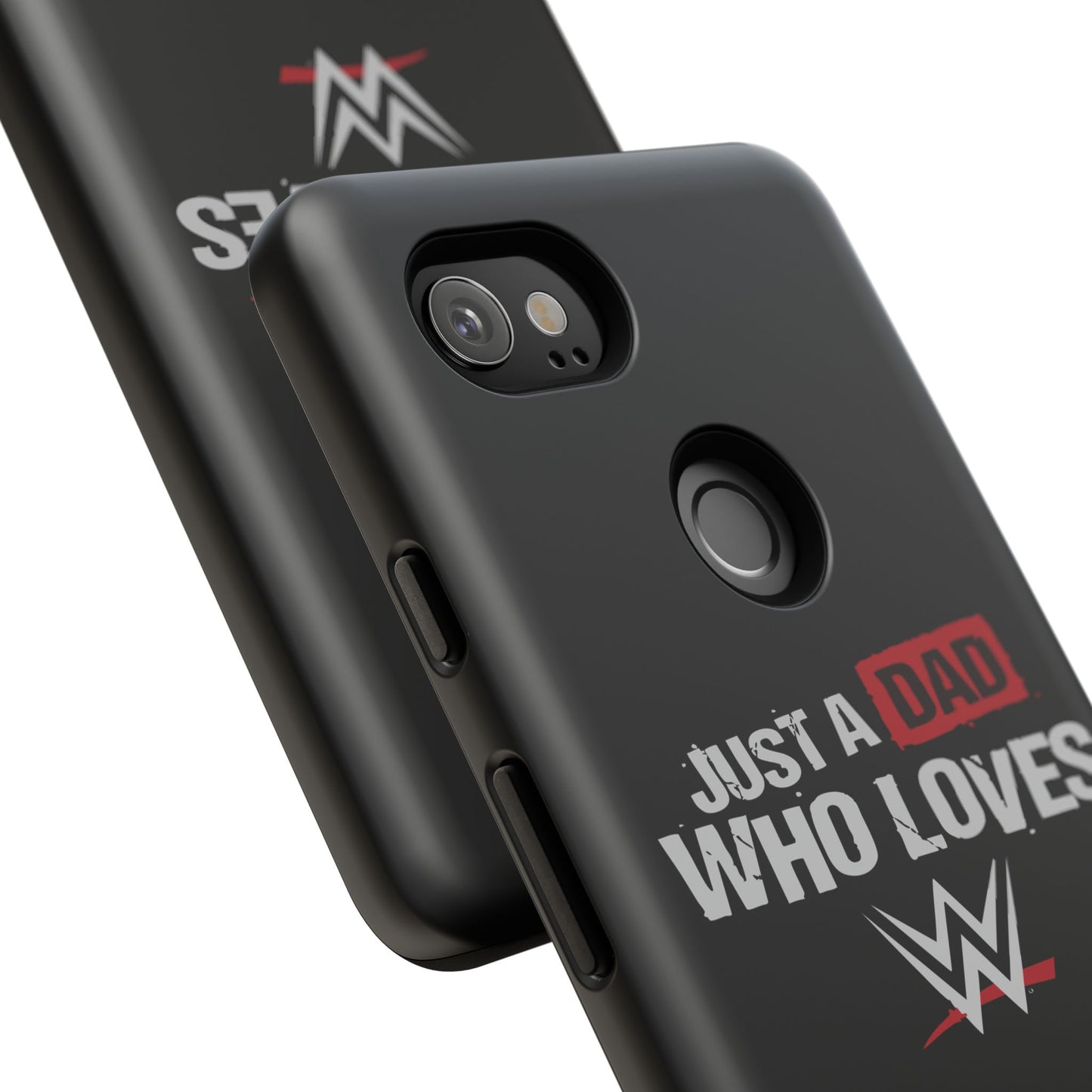 WWE Dad Phone Case, Tough Cases for Fathers, Gifts for Dad, Father's Day, Wrestling Fan Merchandise, Just a Dad Who Loves WWE