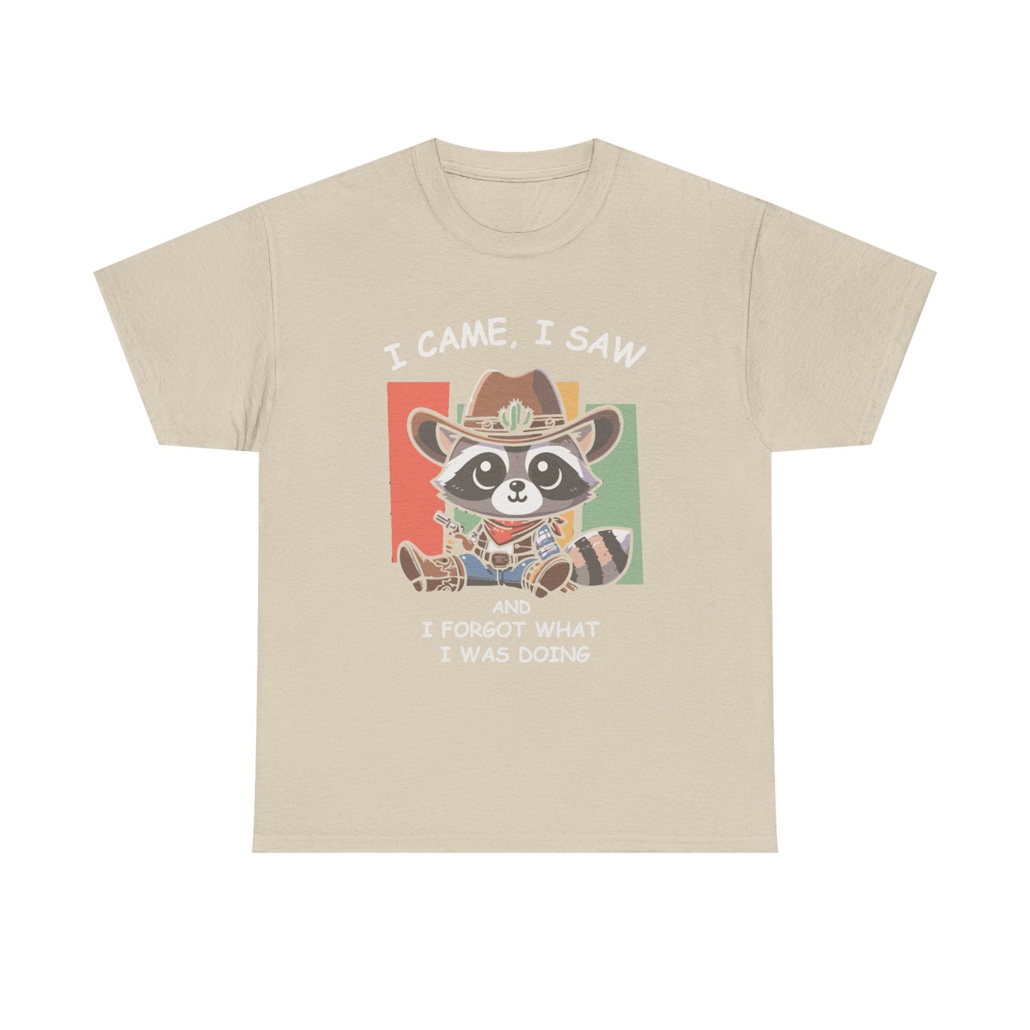 Fun Raccoon Graphic Tee, Cute Funny Animal T-Shirt, Unique Gift, Unisex Cotton Tee, Casual Wear, Birthday Gift, Humor Shirt