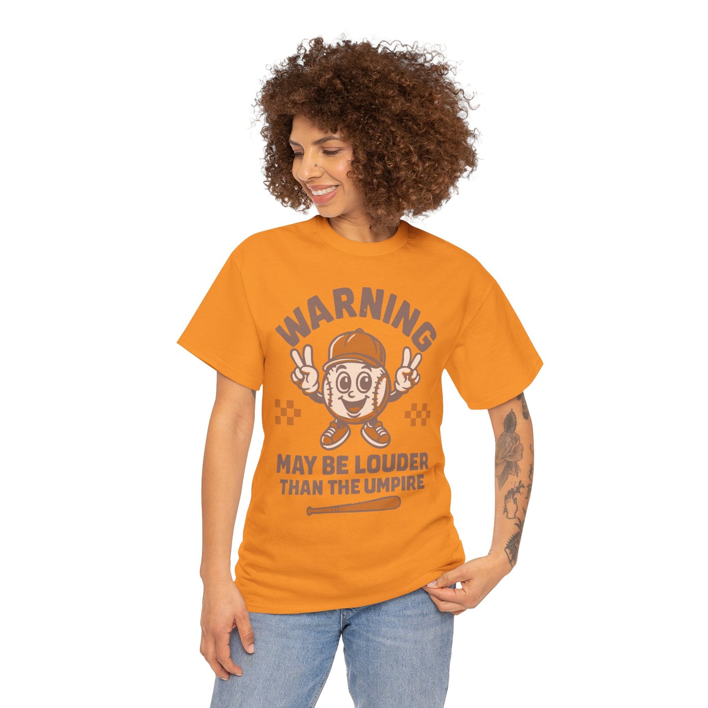 Warning T-Shirt, Fun Umpire Tee, Unique Sports Gift, Casual Wear, Perfect for Baseball Fans