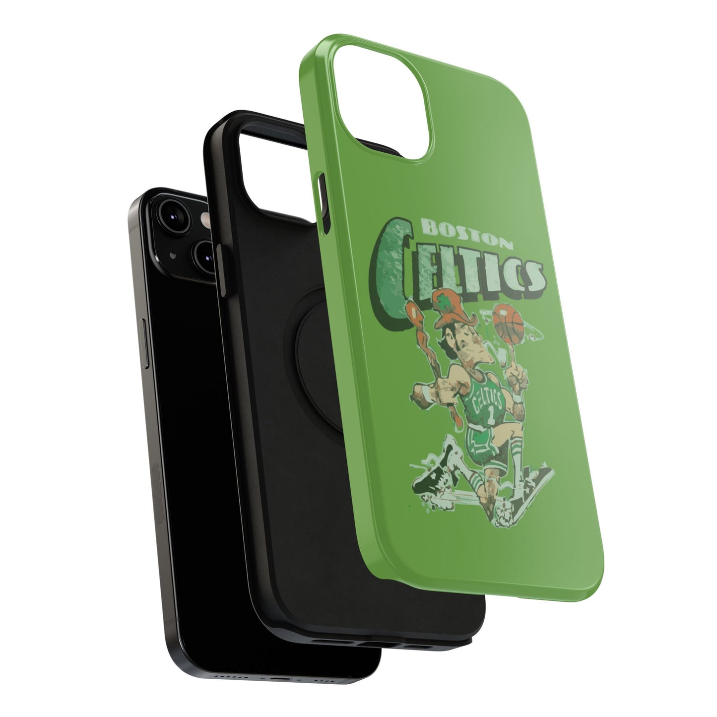 Boston Celtics Impact-Resistant Phone Case, Basketball Phone Cover, Sports Fan Gift, Sturdy Phone Case, NBA Merchandise, Team Spirit Decor