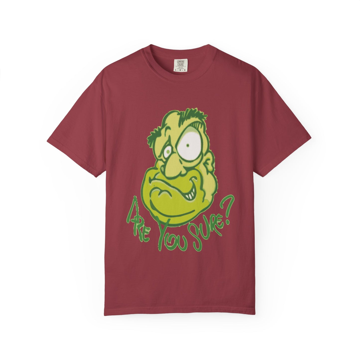 Unisex Garment-Dyed T-Shirt with Quirky Cartoon Design - Perfect for Casual Wear, Gifting, Parties, and Everyday Comfort