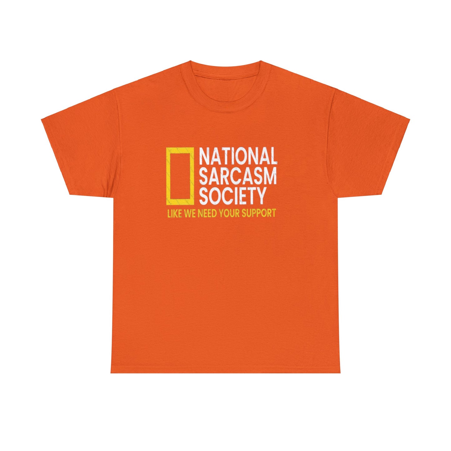 National Sarcasm Unisex Heavy Cotton Tee