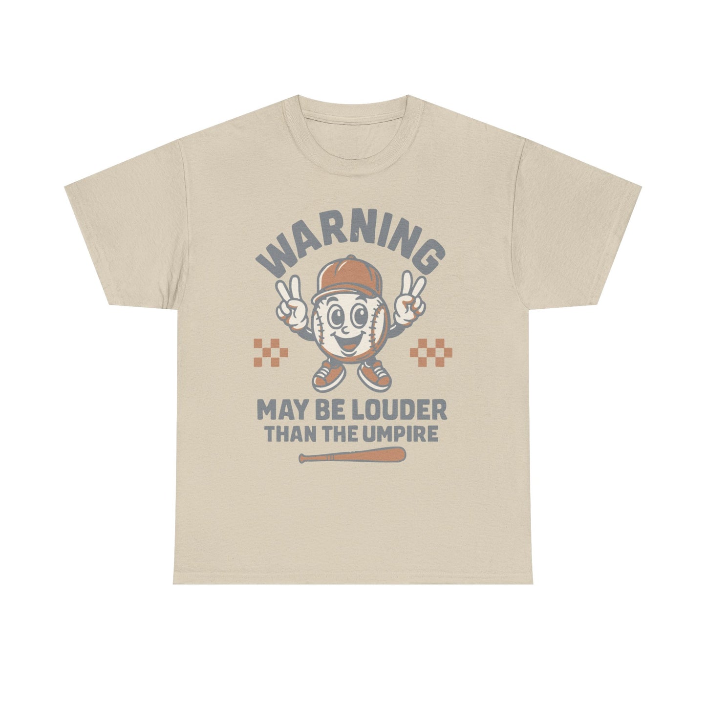 Warning T-Shirt, Fun Umpire Tee, Unique Sports Gift, Casual Wear, Perfect for Baseball Fans