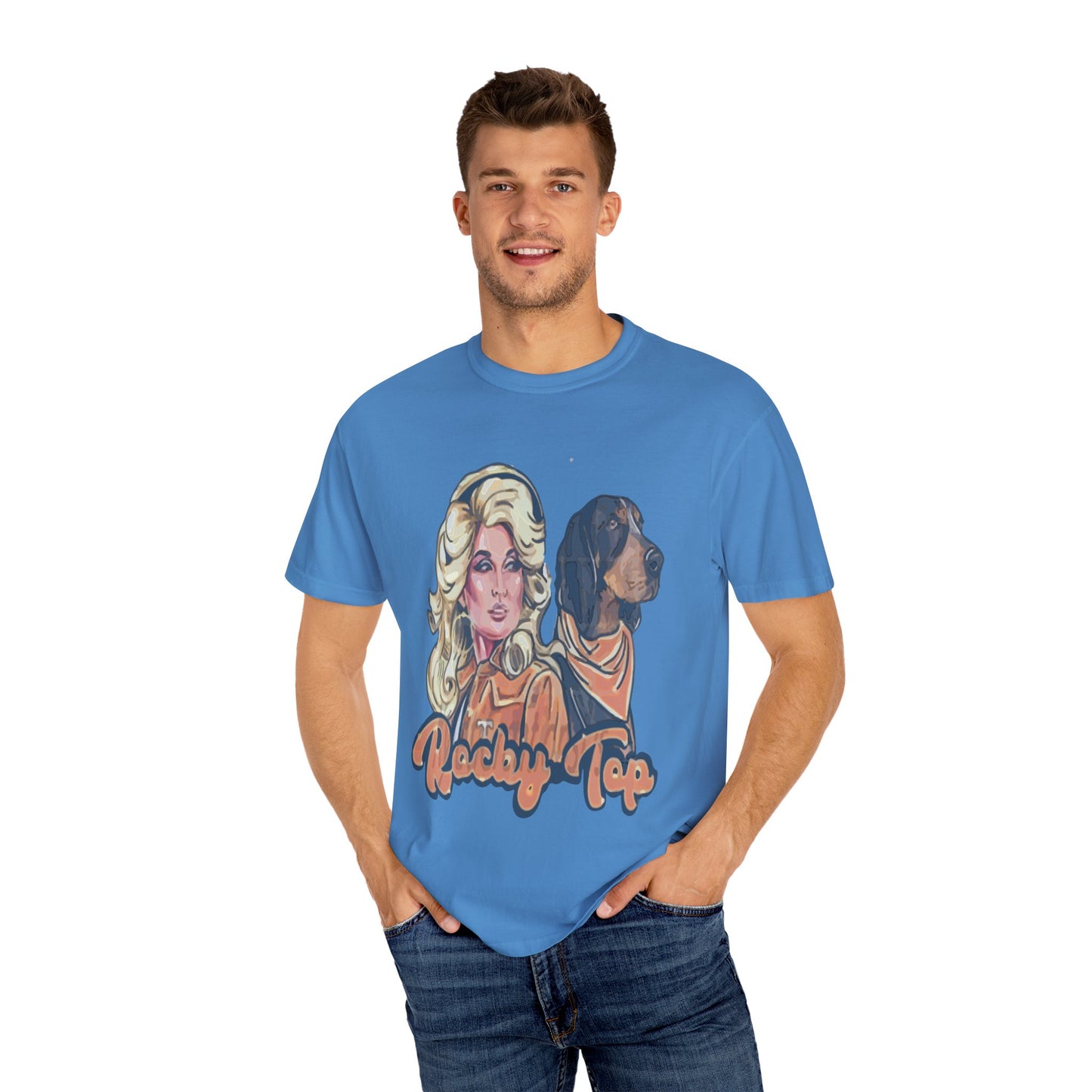 Rocky Top Retro T-Shirt, Dog Lover Tee, Vintage Country Shirt, Music Festival Apparel, Unique Gift for Pet Owners