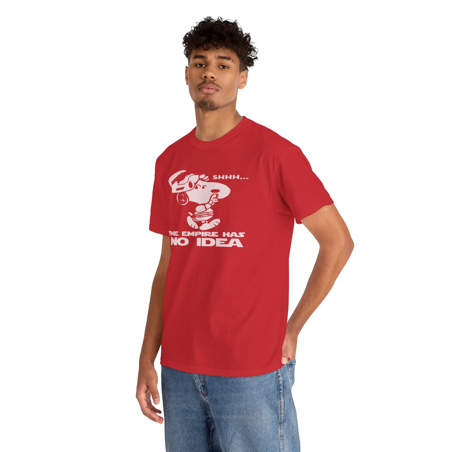 Galaxy Humor Unisex Heavy Cotton Tee - Fun for Sci-Fi Fans, Casual Wear, Gift for Birthdays, Geek Culture