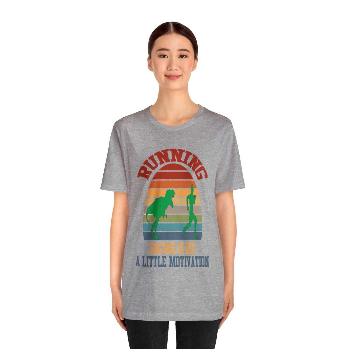Running With Movite Unisex Jersey Short Sleeve Tee