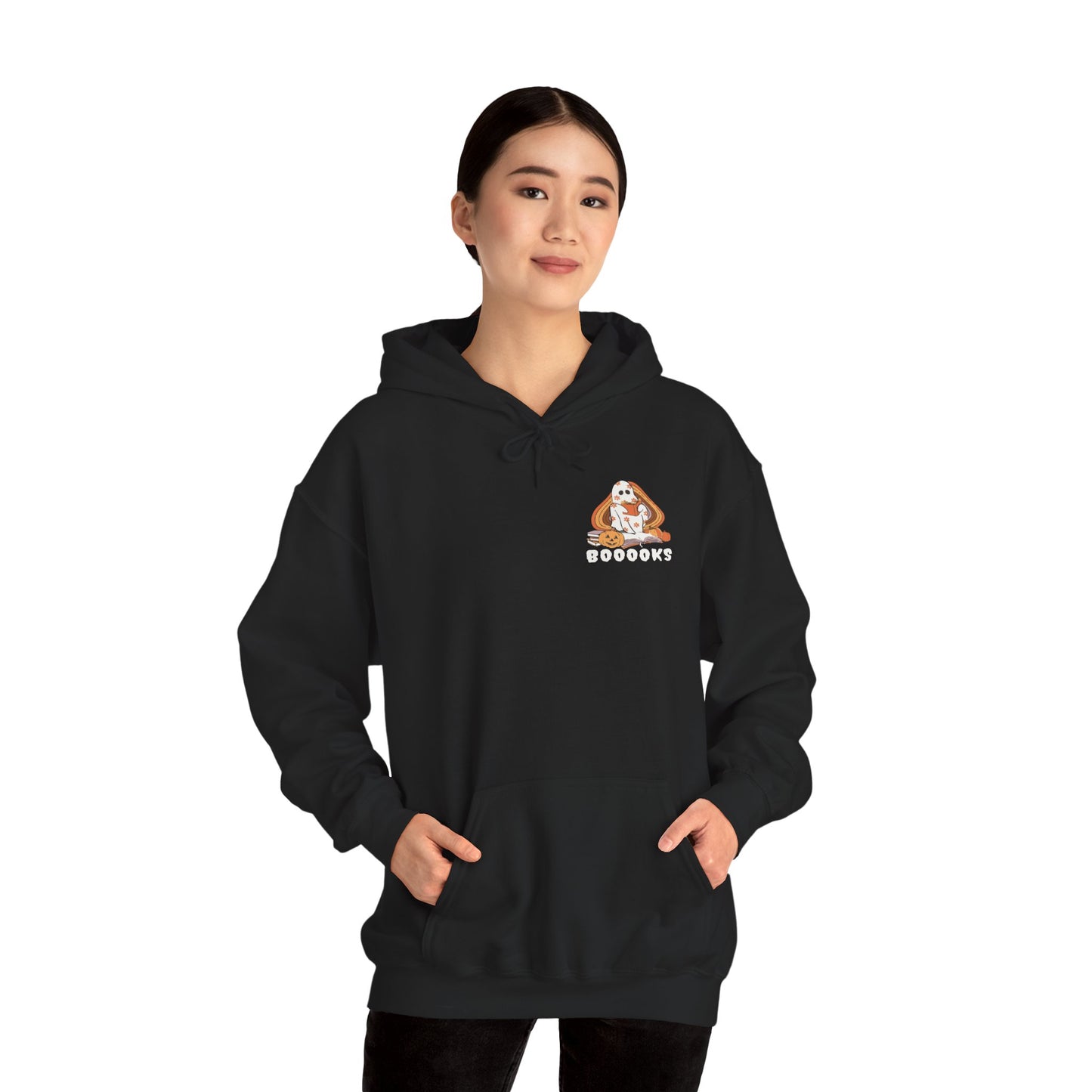 Cozy Halloween Cat Hoodie | Unisex Sweatshirt for Fall, Autumn Vibes, Casual Wear, Gift for Cat Lovers, Spooky Season