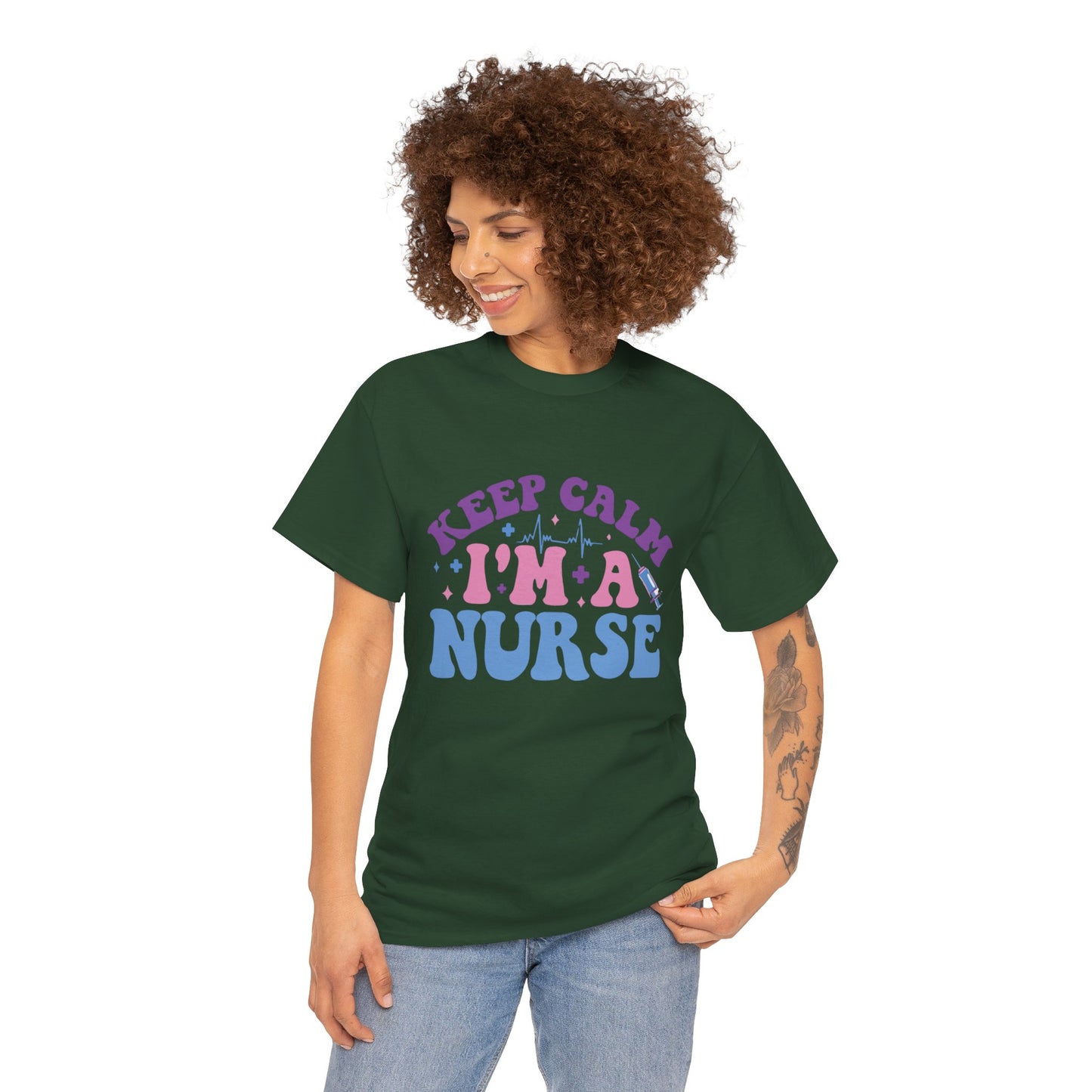 Nurse Appreciation Heavy Cotton Tee, Funny Nurse Gift, Medical Humor Shirt, Nurse Day Celebration Tee, Caregiver Outfit