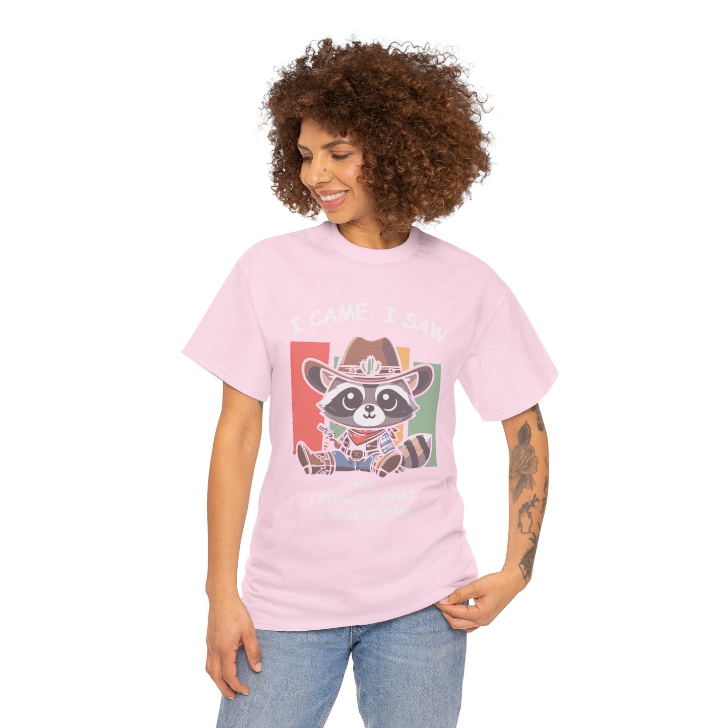 Fun Raccoon Graphic Tee, Cute Funny Animal T-Shirt, Unique Gift, Unisex Cotton Tee, Casual Wear, Birthday Gift, Humor Shirt