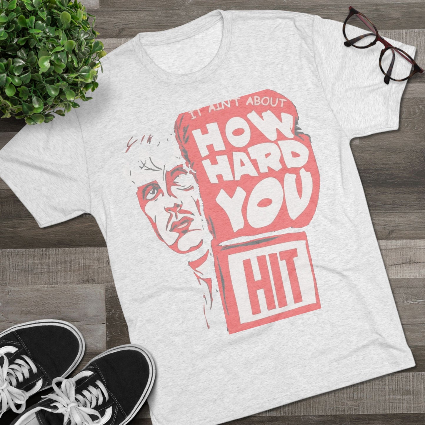 Rocky Fitness Tee - Unisex Tri-Blend Crew Tee