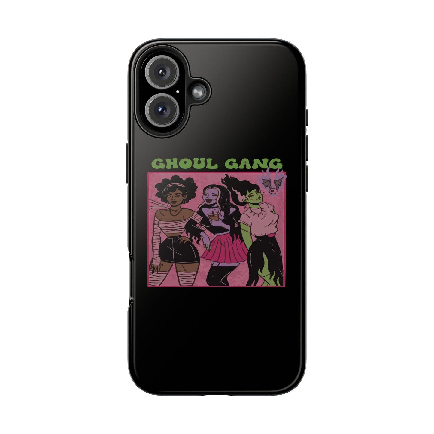 Ghoul Gang Tough Phone Cases | Unique Halloween Phone Cover, Cute Protective Case, Trendy Gift for Goth Fans, Spooky Style Accessory