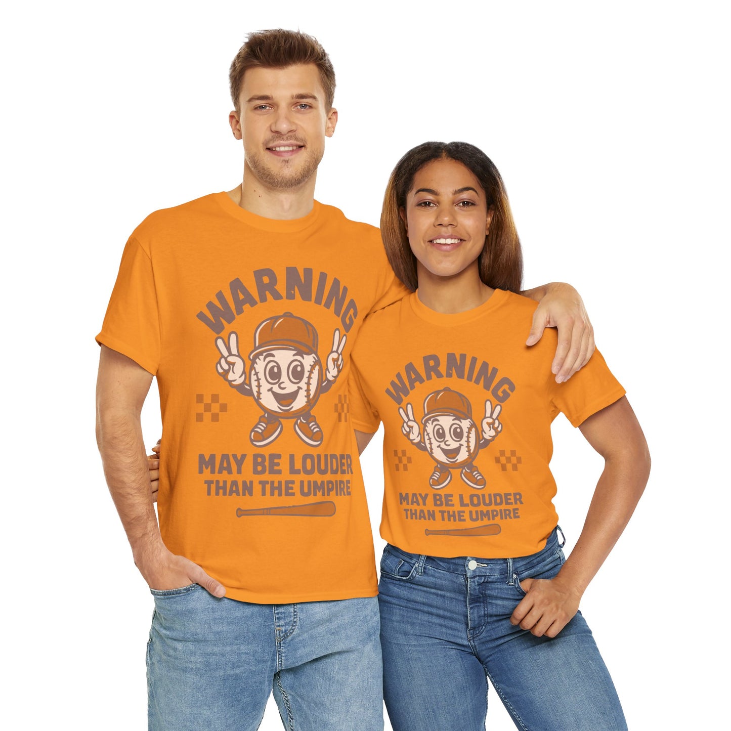 Warning T-Shirt, Fun Umpire Tee, Unique Sports Gift, Casual Wear, Perfect for Baseball Fans