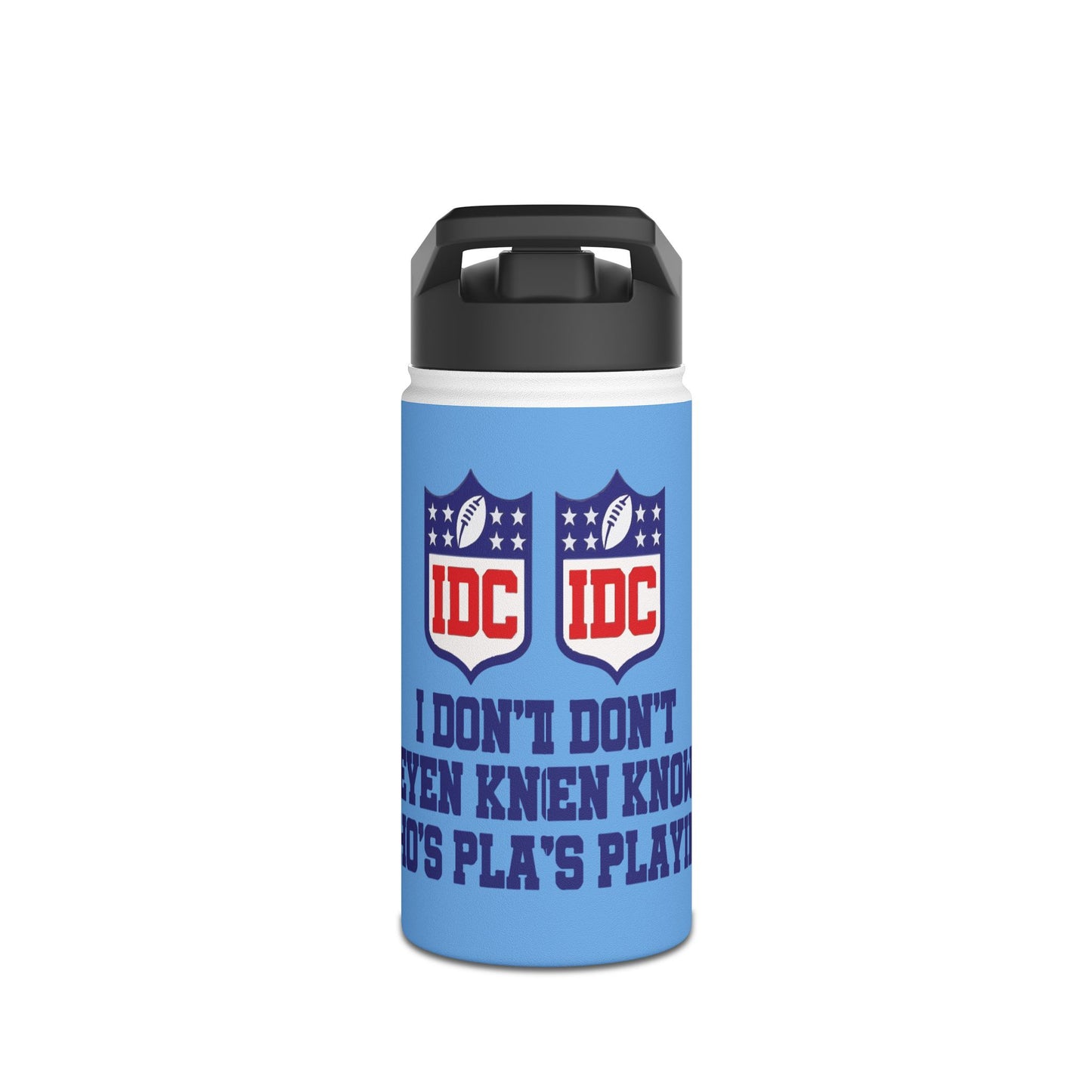 NFL Stainless Steel Water Bottle - Funny Sports Fan Gift, Hydration Flask for Game Days, Sports Events, Birthday Present, Home & Outdoors