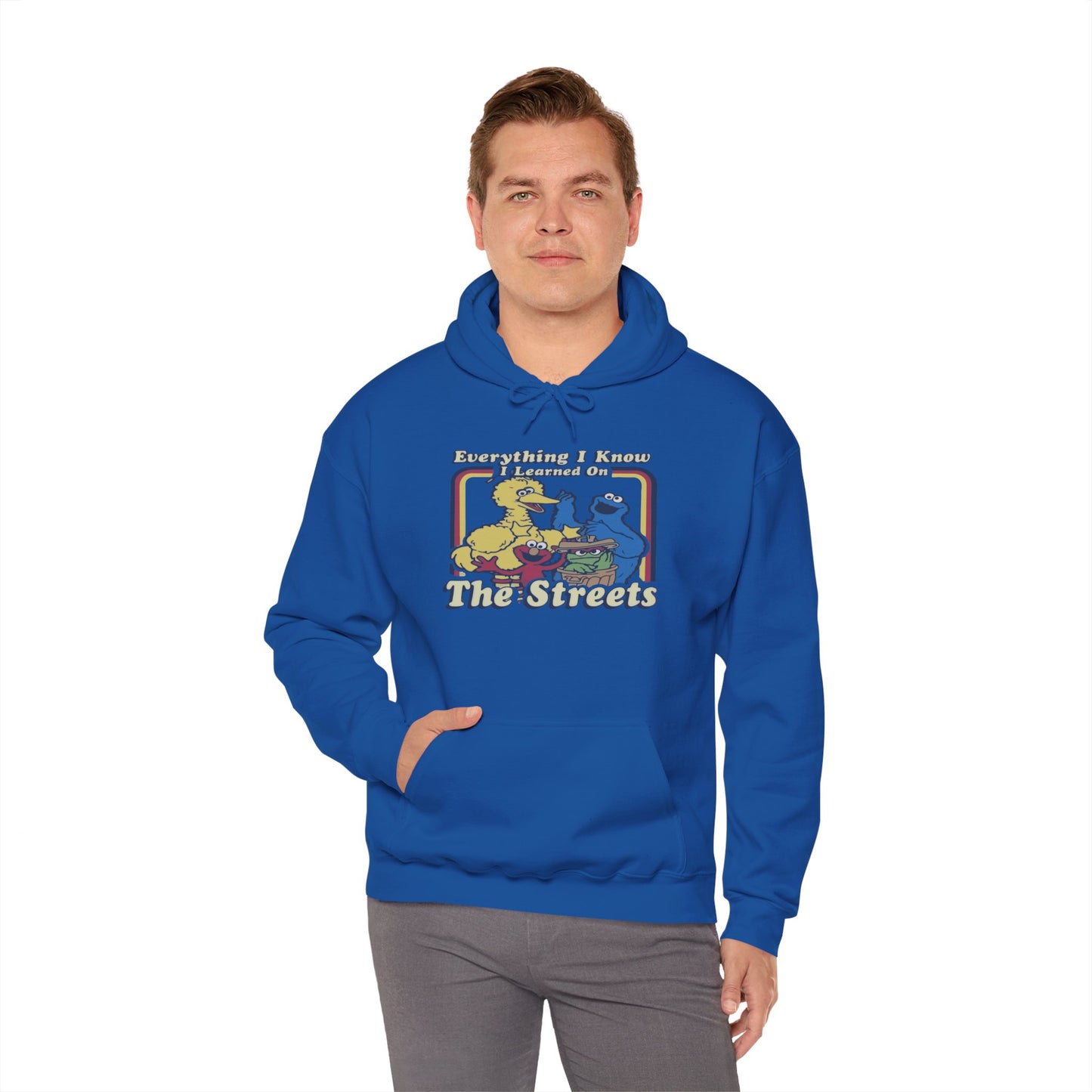 Vintage Street Art Hoodie - Cozy Unisex Sweatshirt for Creative Souls, Outdoor Relaxation, Casual Hangouts
