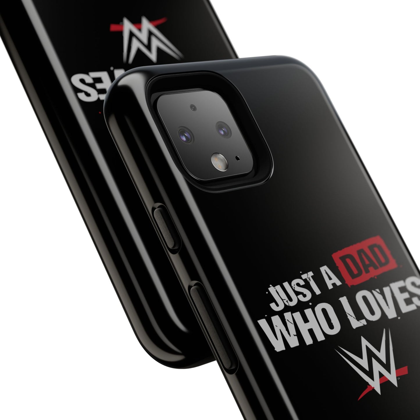 WWE Dad Phone Case, Tough Cases for Fathers, Gifts for Dad, Father's Day, Wrestling Fan Merchandise, Just a Dad Who Loves WWE