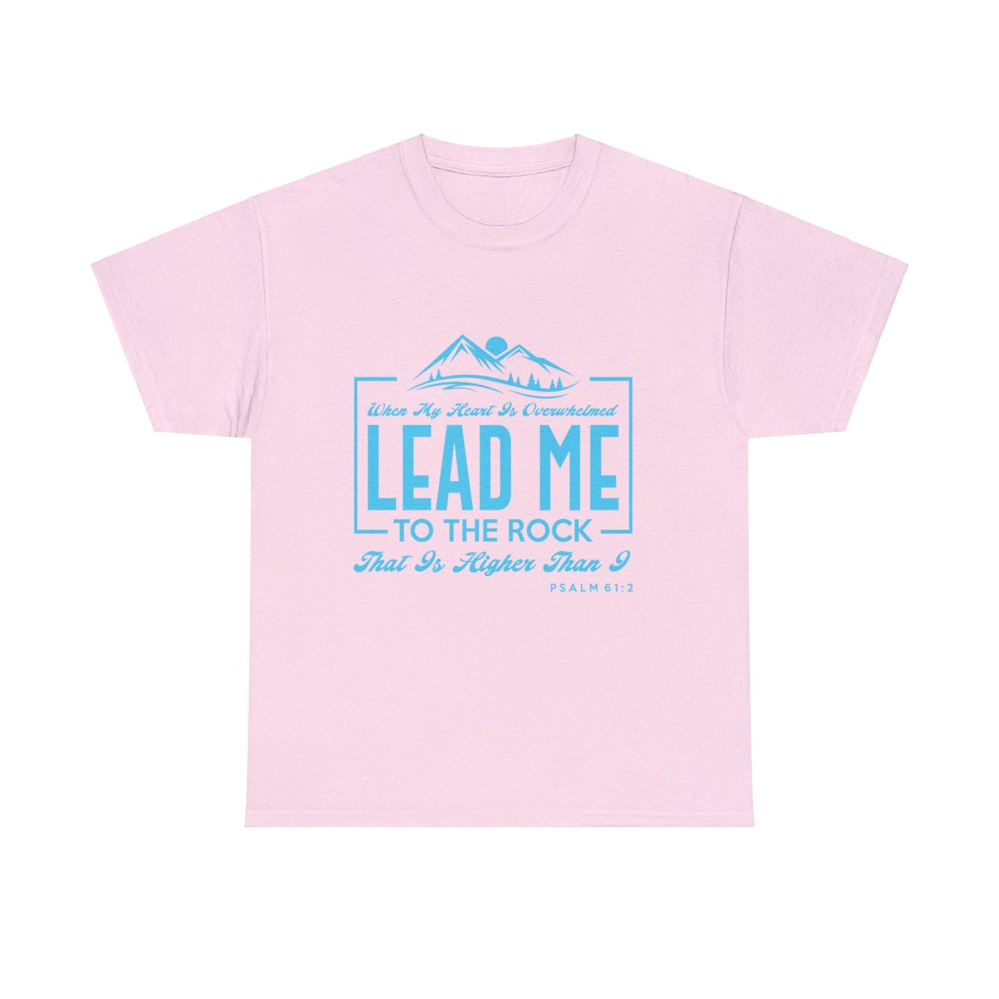 Lead Me to The Rock Unisex Heavy Cotton Tee