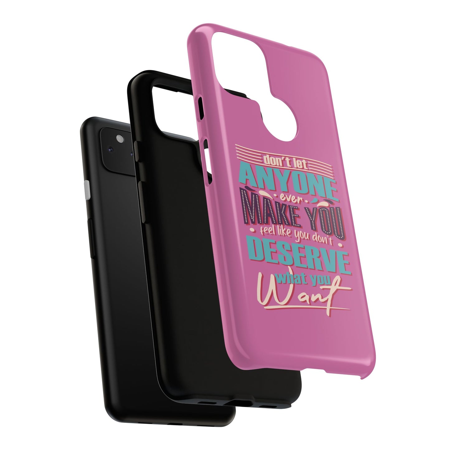 Inspirational Phone Case, Motivational Phone Cover, Tough Cases for Her, Gift for Friends, Self-Love Quote Case
