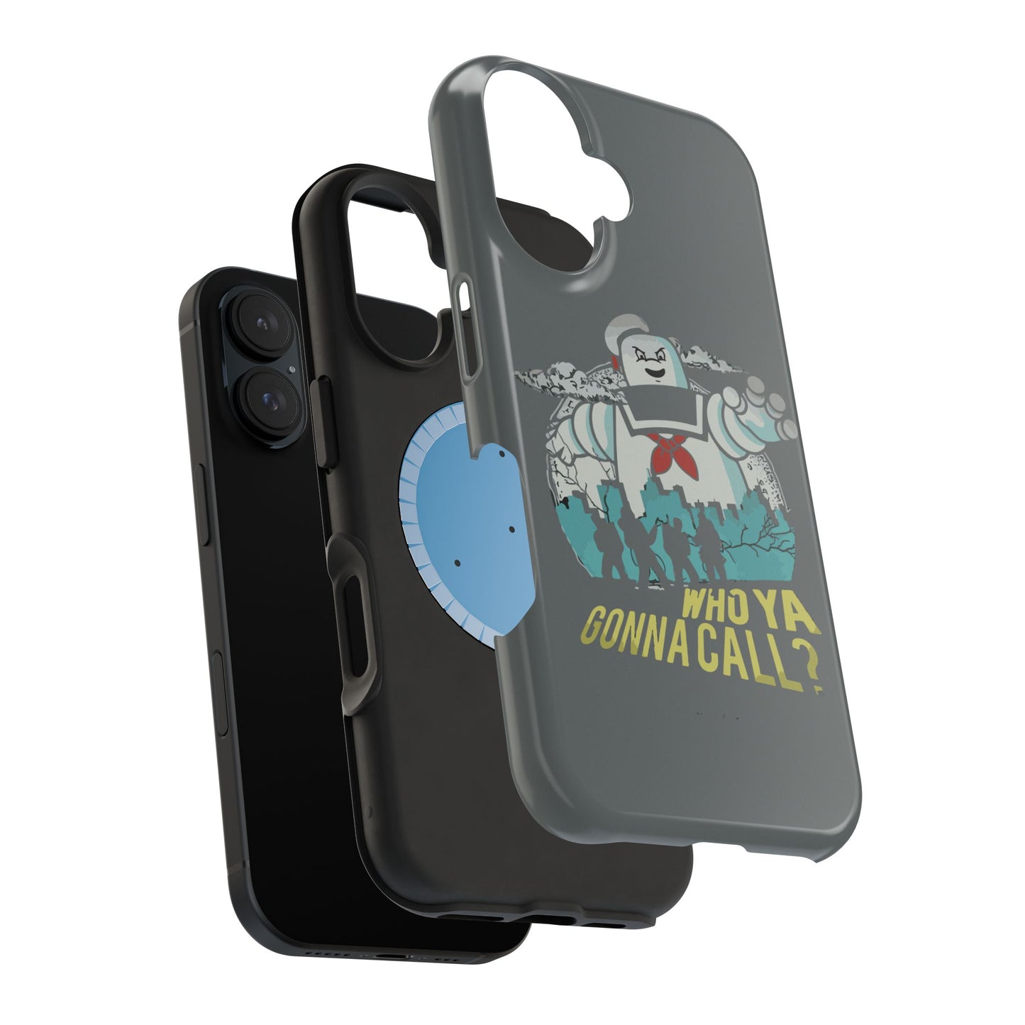 Ghostbuster-Inspired Tough Phone Case - Who Ya Gonna Call? - Perfect for Fans, Gift for Halloween, Geeky Accessories, Durable Protection
