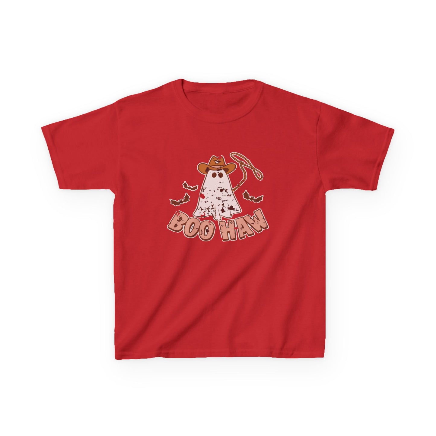 Boo Haunt Kids Tee, Halloween Shirt, Ghost Costume T-Shirt, Fun Kids Apparel, Spooky Party Outfit