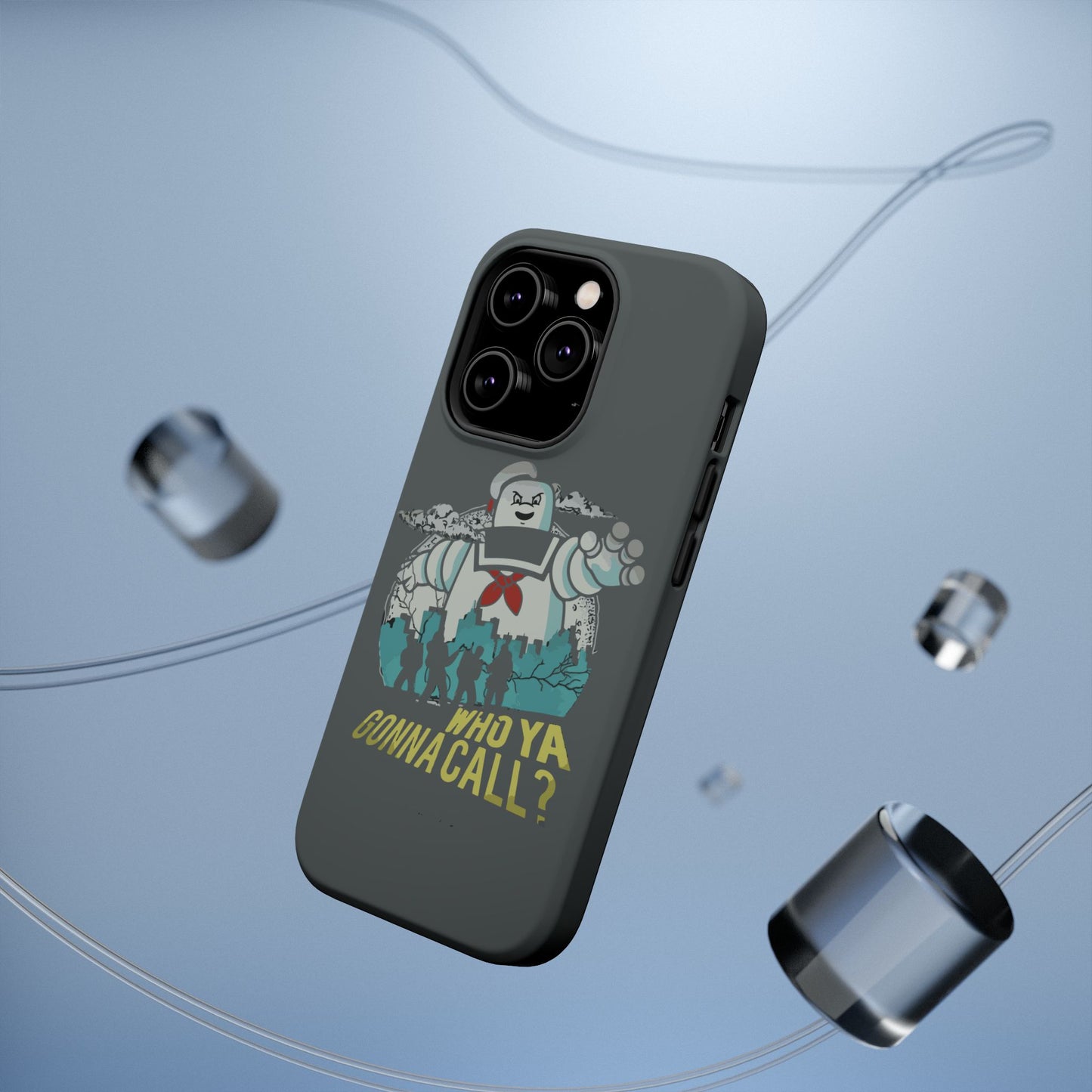 Ghostbuster-Inspired Tough Phone Case - Who Ya Gonna Call? - Perfect for Fans, Gift for Halloween, Geeky Accessories, Durable Protection