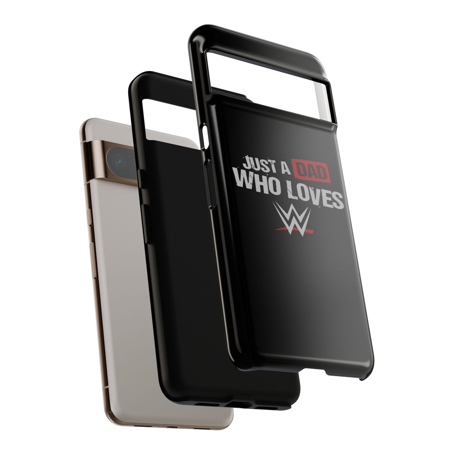 WWE Dad Phone Case, Tough Cases for Fathers, Gifts for Dad, Father's Day, Wrestling Fan Merchandise, Just a Dad Who Loves WWE