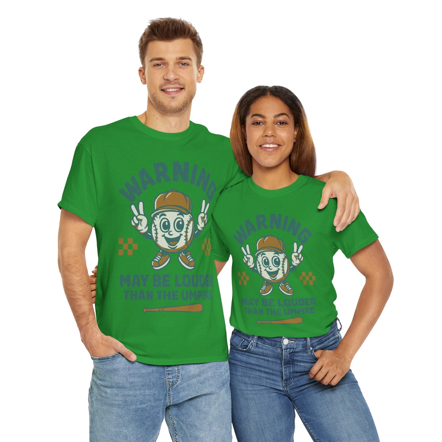 Warning T-Shirt, Fun Umpire Tee, Unique Sports Gift, Casual Wear, Perfect for Baseball Fans