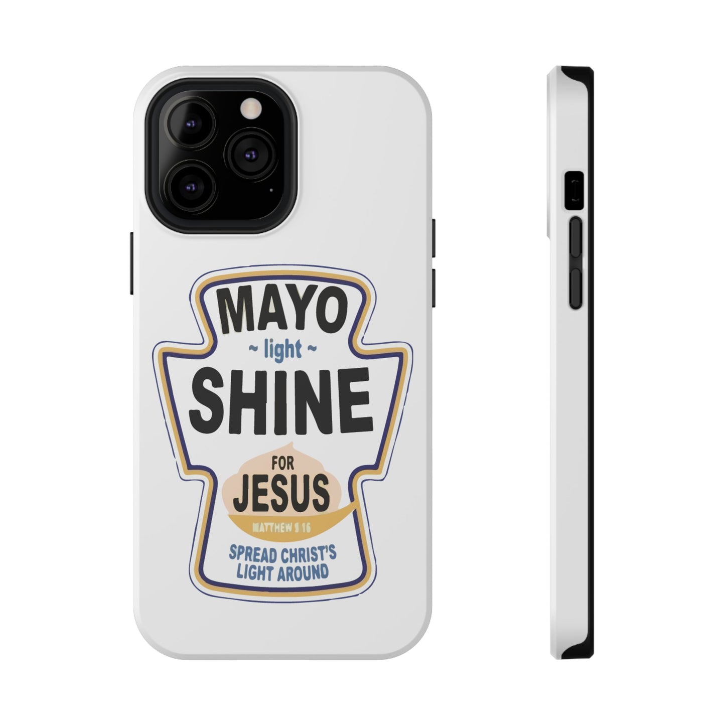 Jesus Message Impact-Resistant Case, Faith-Based Phone Cover, Inspirational Tech Accessory, Christian Gift, Bible Verse Case
