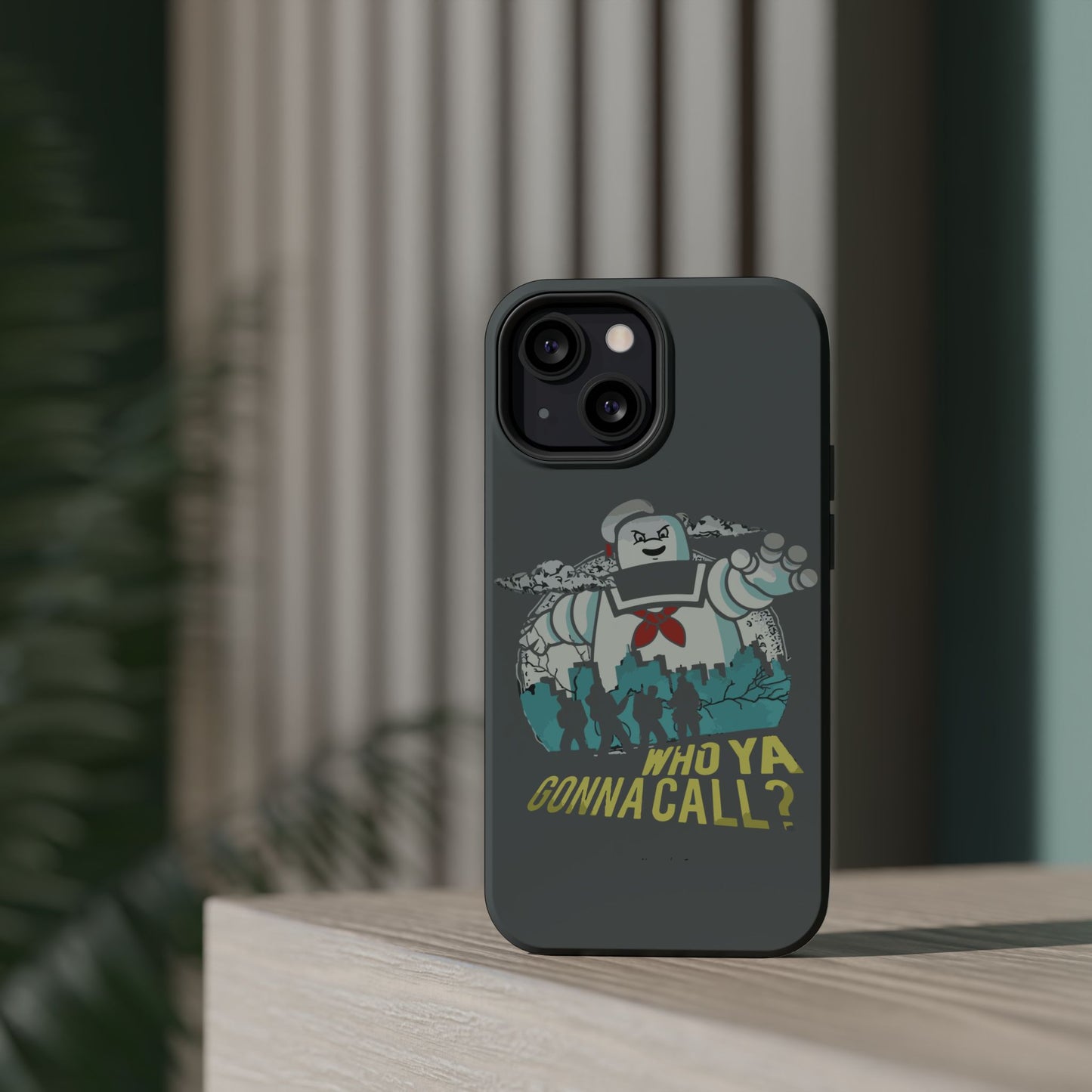 Ghostbuster-Inspired Tough Phone Case - Who Ya Gonna Call? - Perfect for Fans, Gift for Halloween, Geeky Accessories, Durable Protection