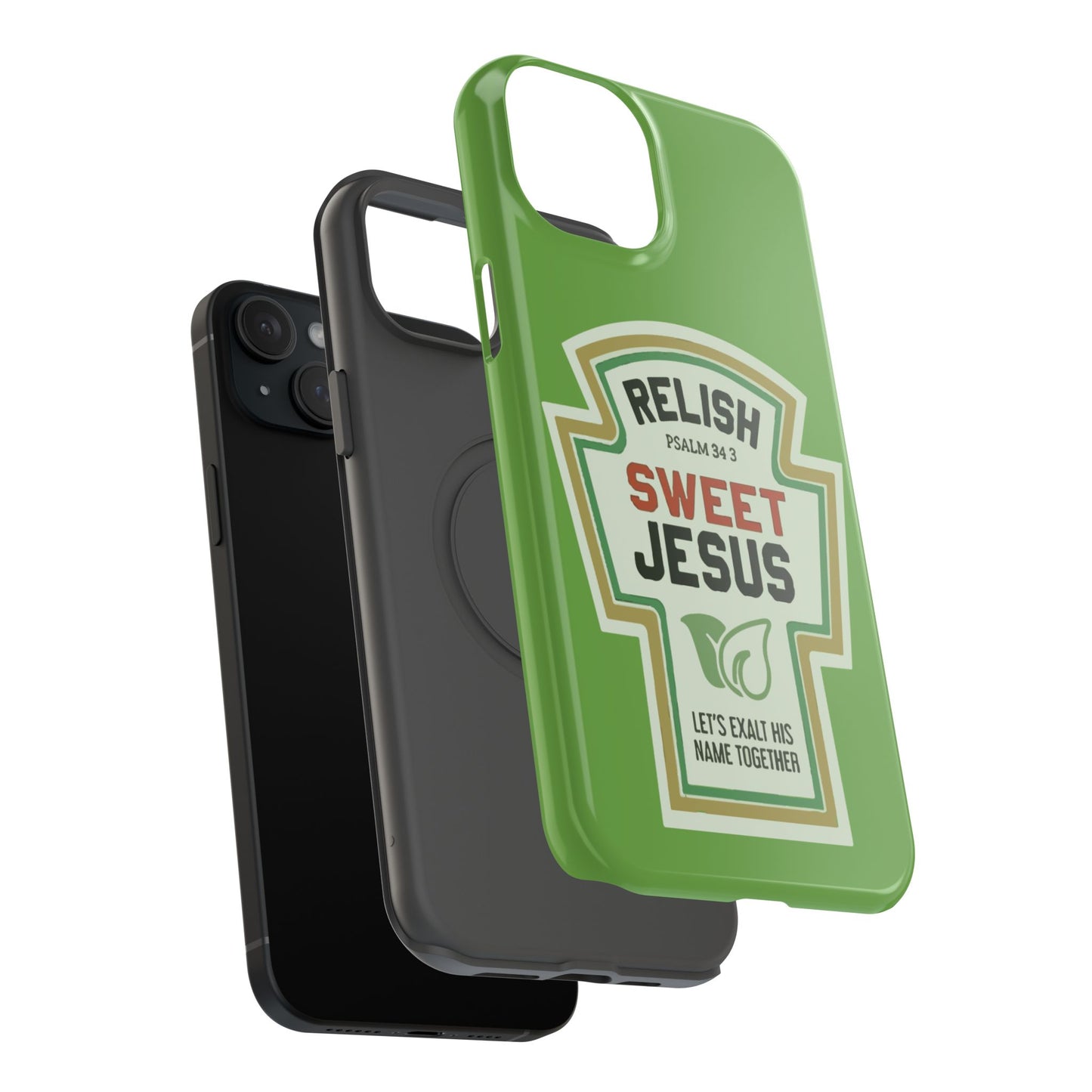 Relish Sweet Jesus Phone Case, Christian Gift, Impact-Resistant Case, Religious Phone Accessory, Faith-Based Present, Celebration Case