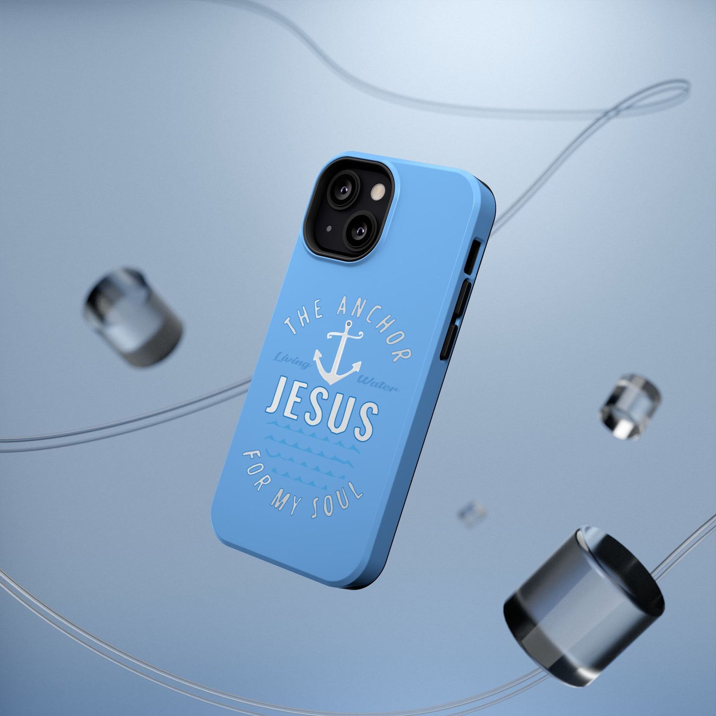 Jesus Anchor Phone Case, Christian Tech Accessories, Inspirational Gifts, Unique Phone Covers, Faith-Based Decor