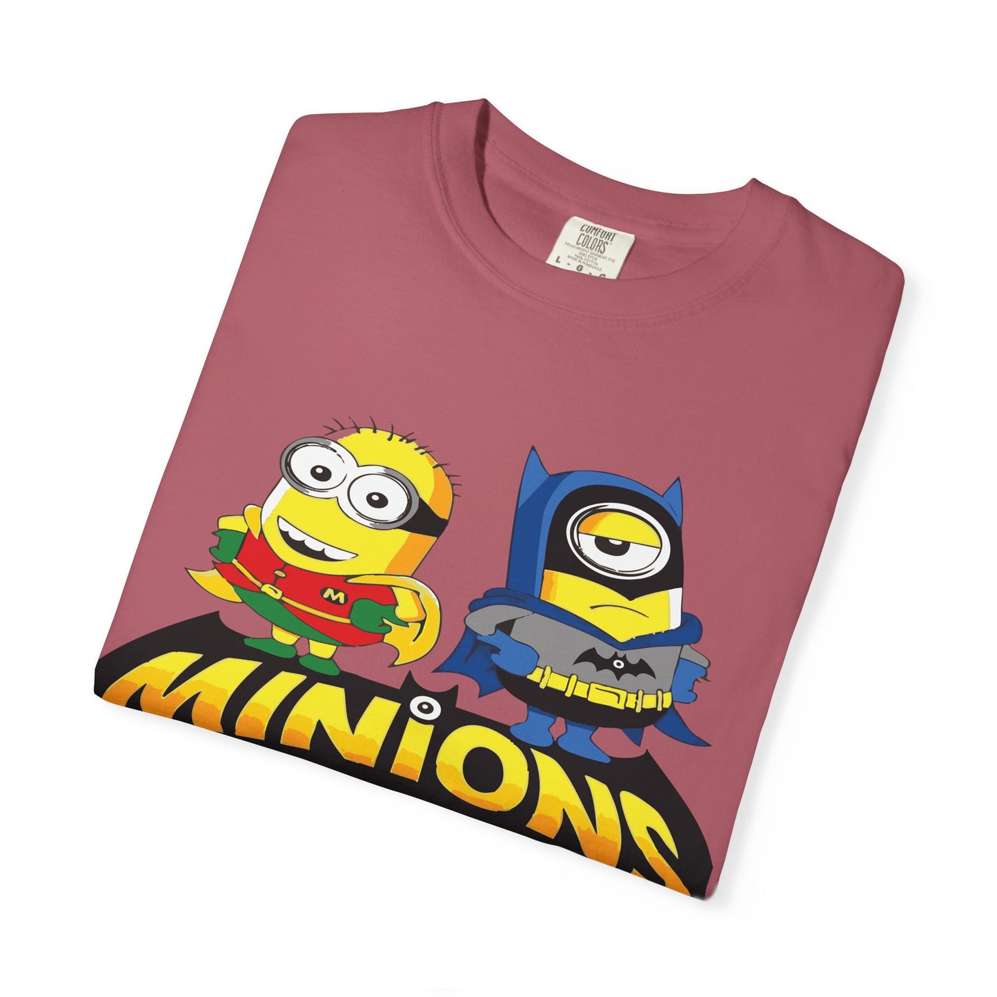 Minions Superhero Unisex T-shirt, Fun Gift for Kids, Cartoon Apparel, Birthday Party Outfit, Family Movie Night Wear