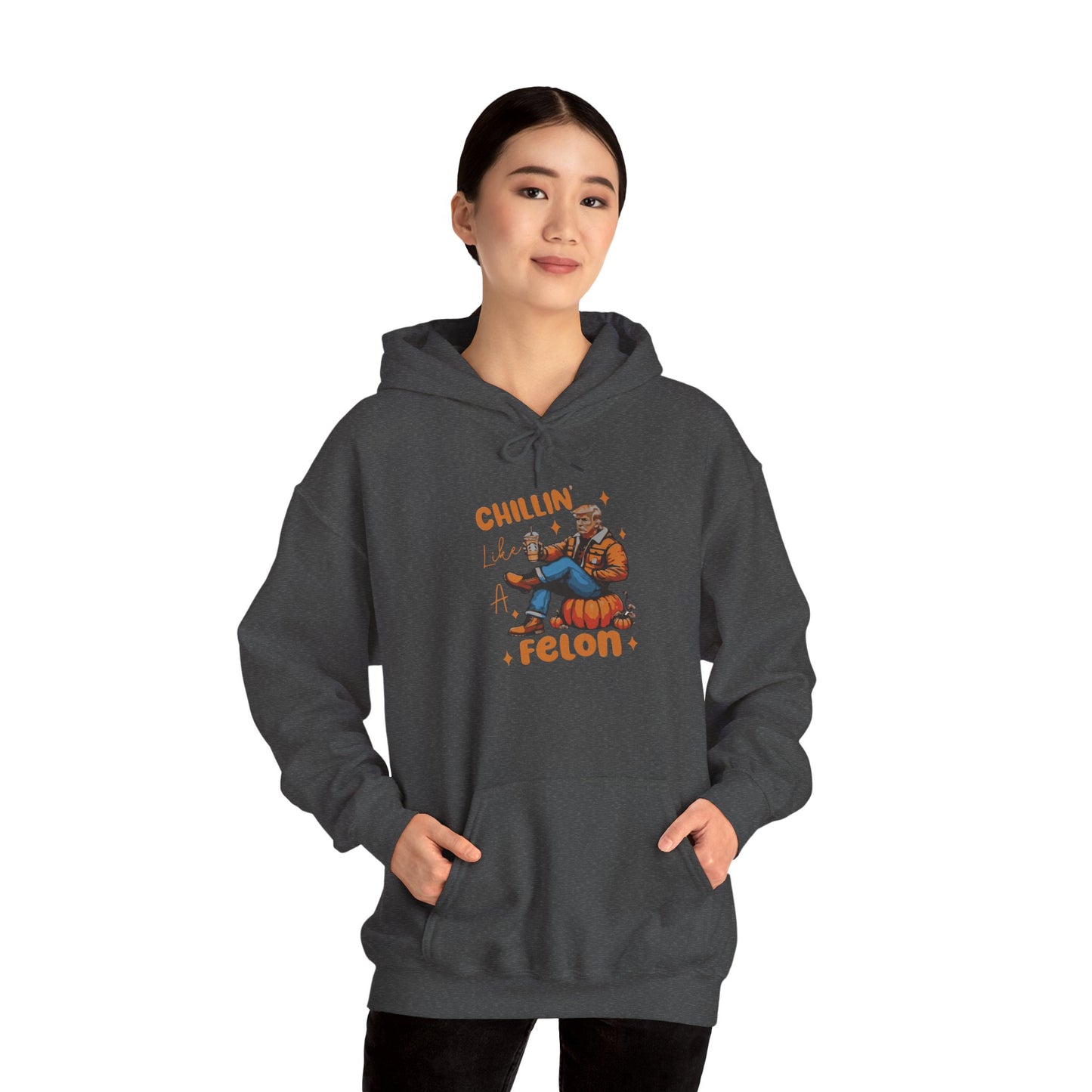 Chillin' Like a Felon Hoodie - Cozy Unisex Sweatshirt for Fall Celebrations