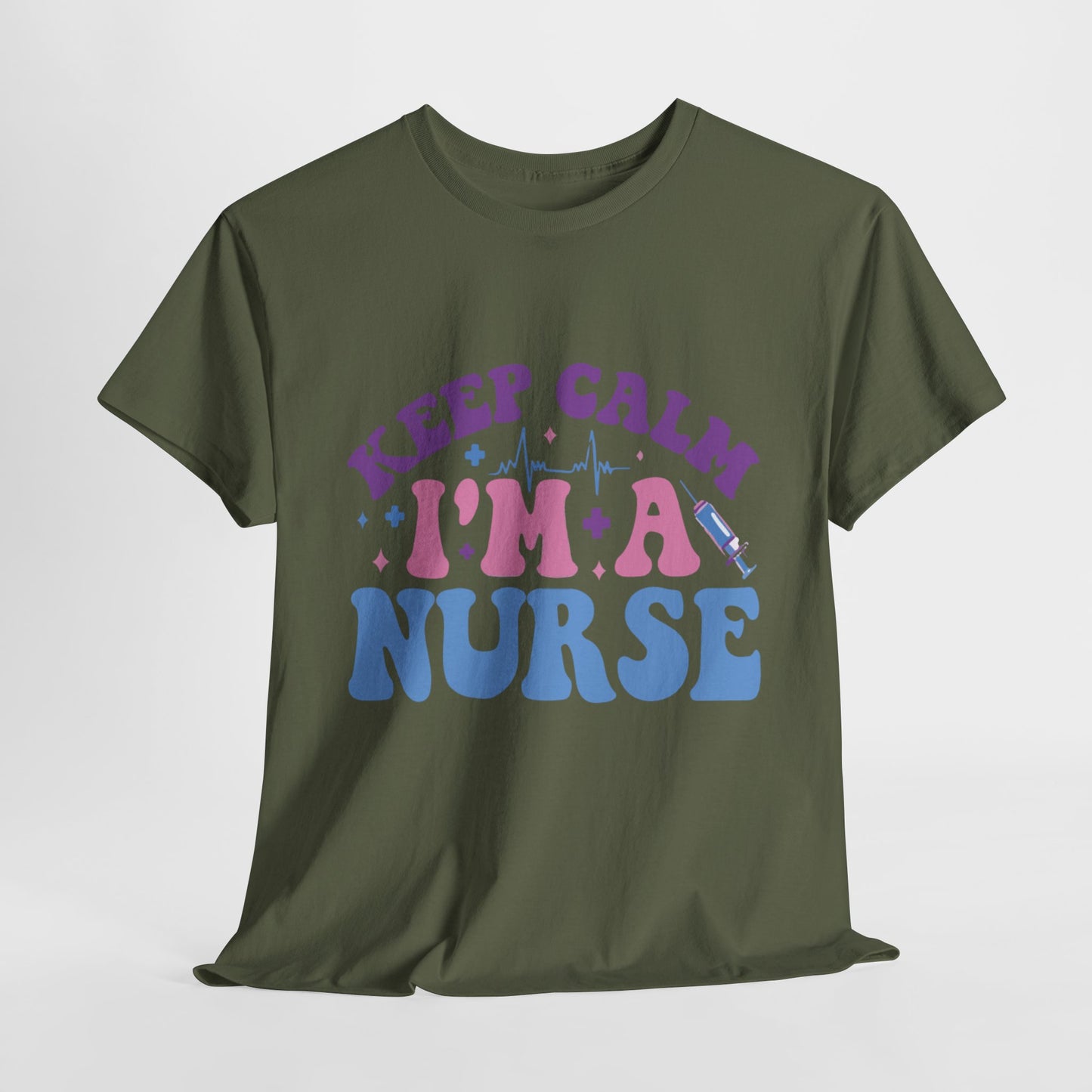 Nurse Appreciation Heavy Cotton Tee, Funny Nurse Gift, Medical Humor Shirt, Nurse Day Celebration Tee, Caregiver Outfit