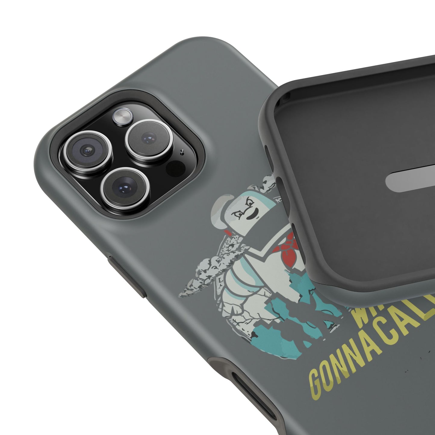 Ghostbuster-Inspired Tough Phone Case - Who Ya Gonna Call? - Perfect for Fans, Gift for Halloween, Geeky Accessories, Durable Protection